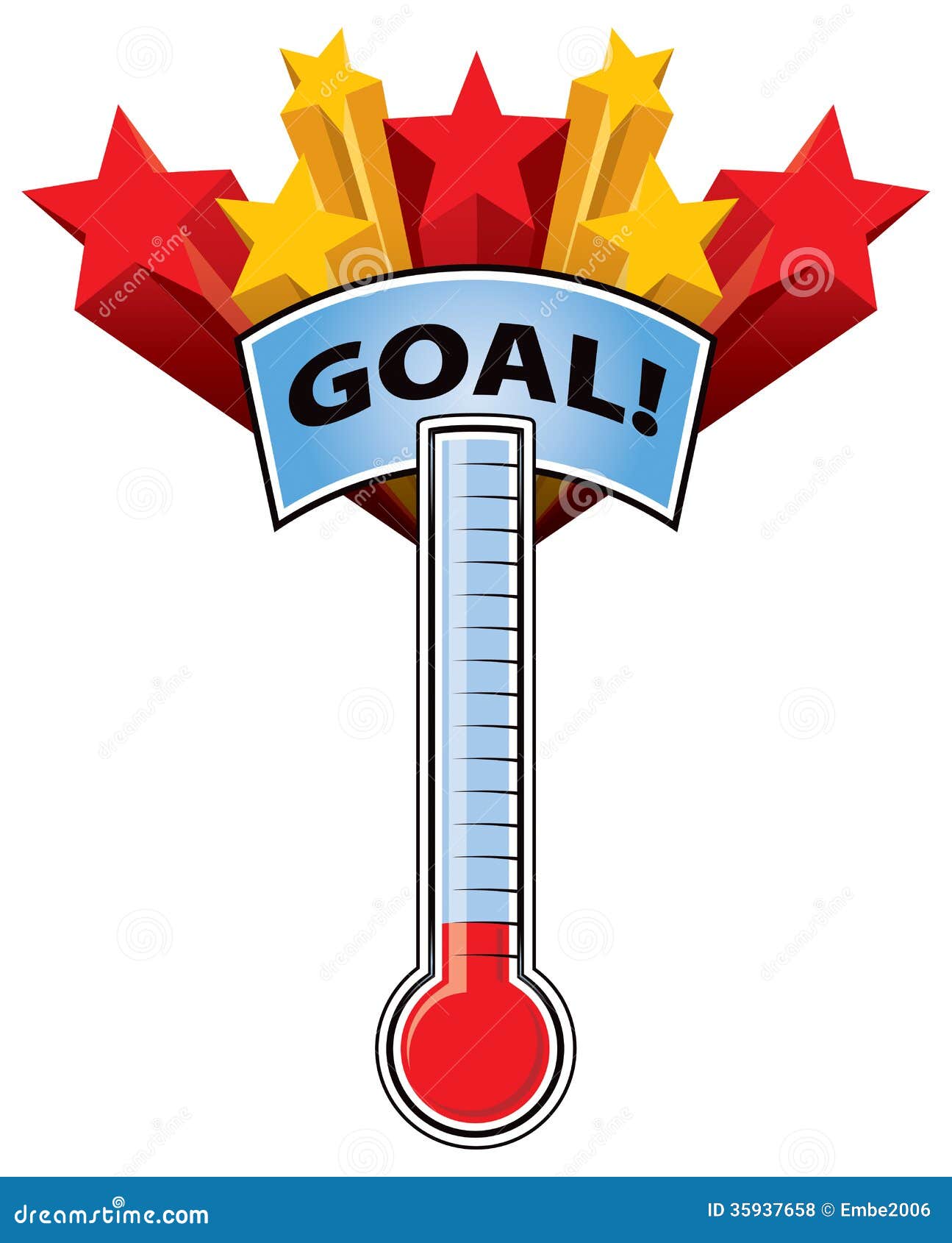 interactive thermometer goal setting