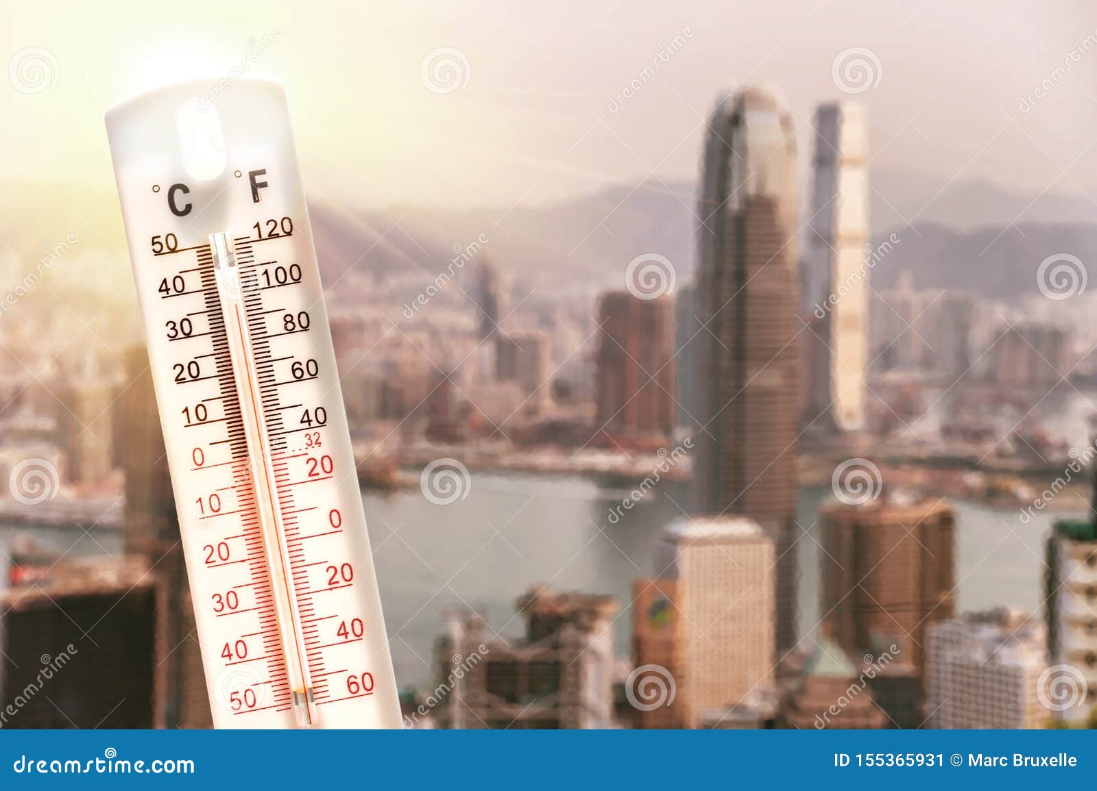 thermometer during heatwave