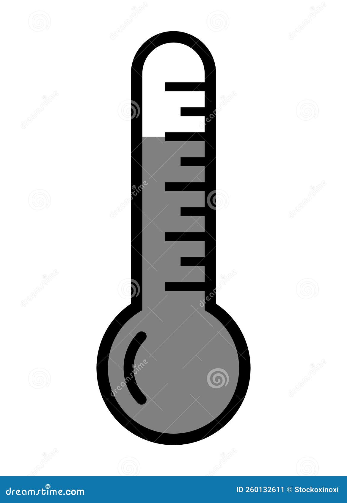 Thermometer Hot Cold Temperature Symbol Stock Vector Illustration of
