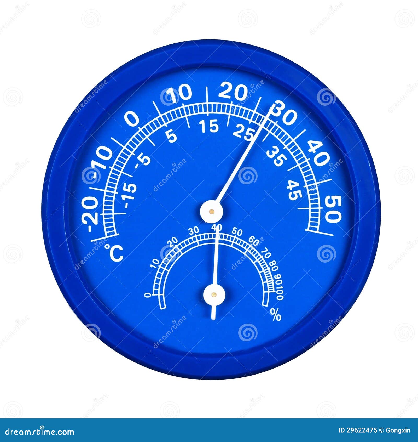 Thermometer hygrometer stock image. Image of temperature 29622475