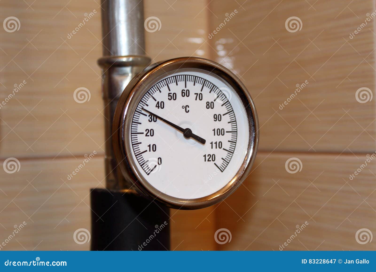 Thermometer stock image. Image of central, pipe, scale 83228647