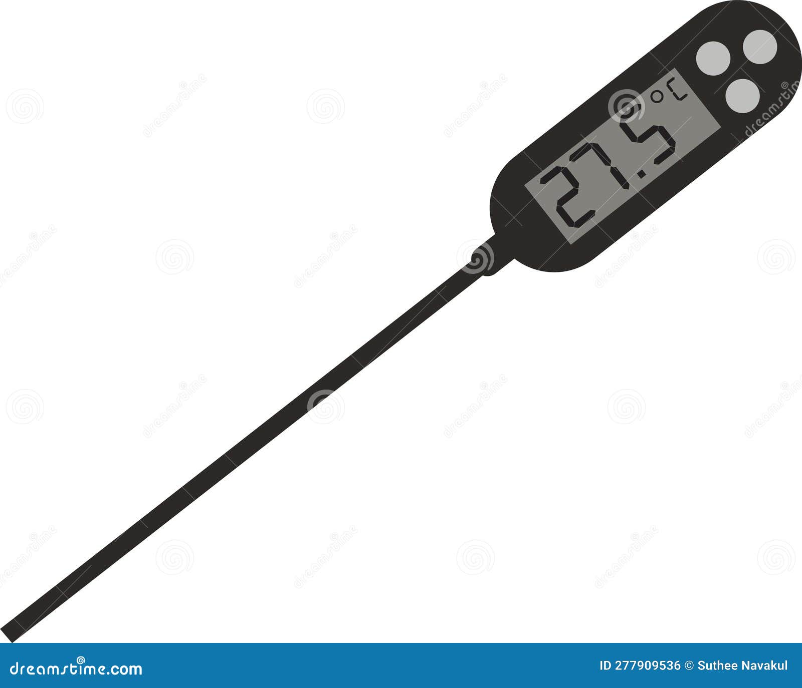 Thermometer-Symbol in Der Küche Auf Weißem Hintergrund. Laborthermometer.  Lebensmitteltemperatur. Flachstil Vektor Abbildung - Illustration von  informationen, flach: 277909536