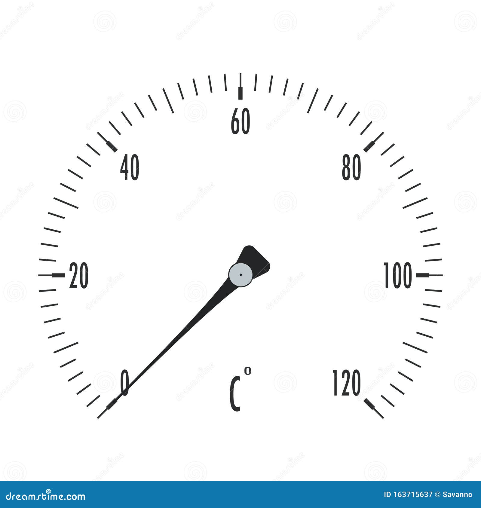 Thermometer. Temperature Gauge Stock Vector - Illustration of isolated ...