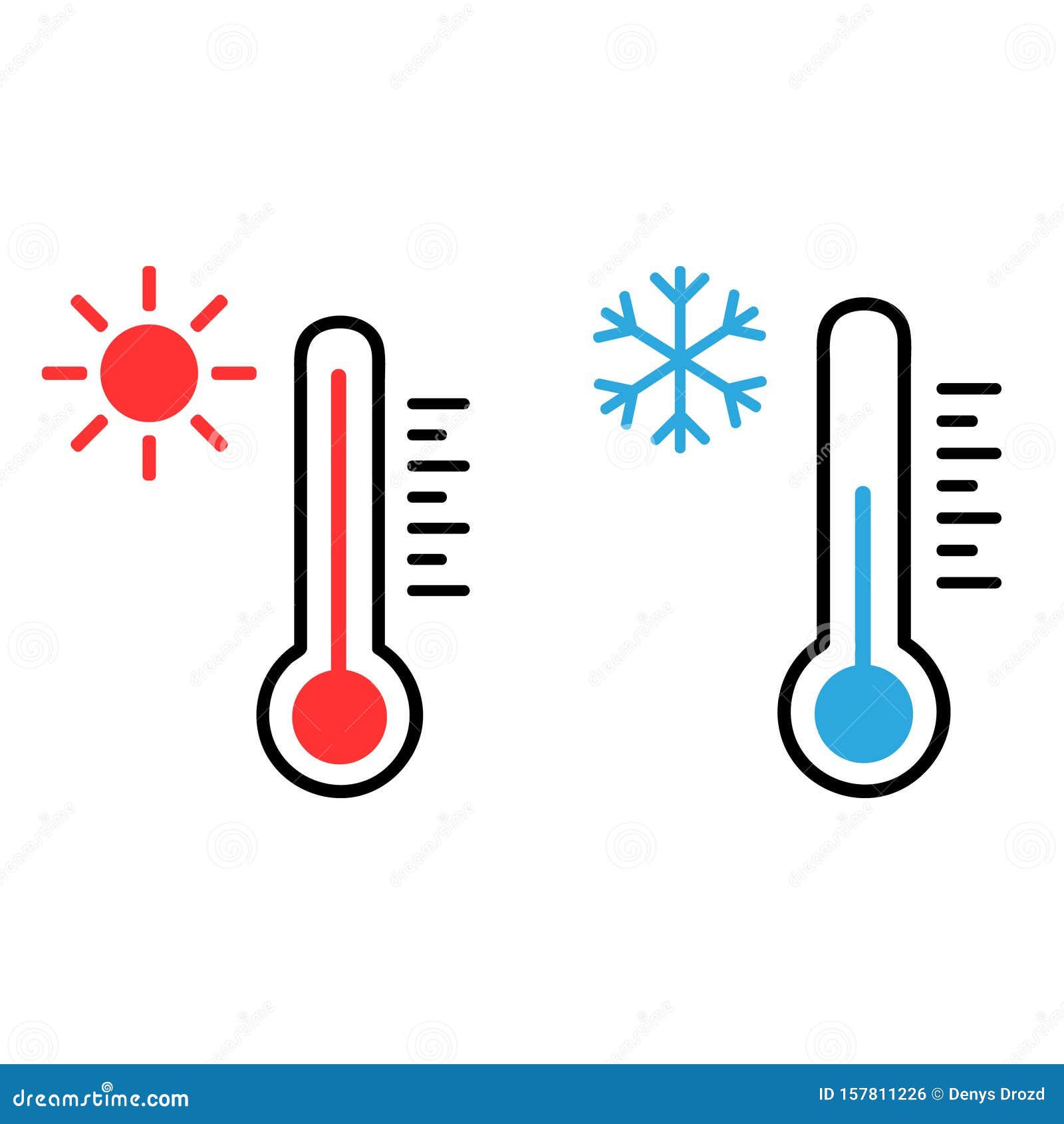 Hot And Cold Weather Thermometer Icon Cartoon Vector CartoonDealer hot-and-cold-weather-thermometer-icon-cartoon-vector-cartoondealer