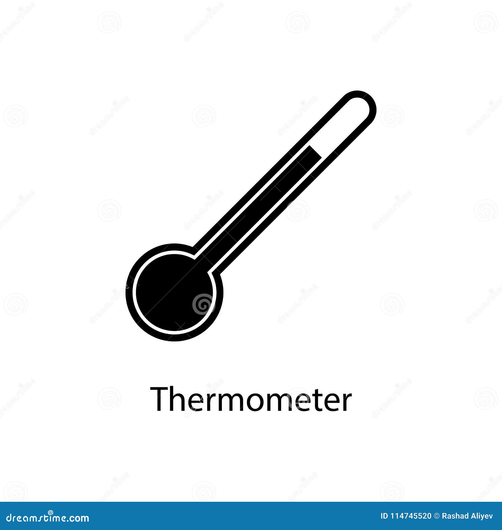 thermometry icon.  of minimalistic icon for mobile concept and web apps. signs and s collection icon for websites, we