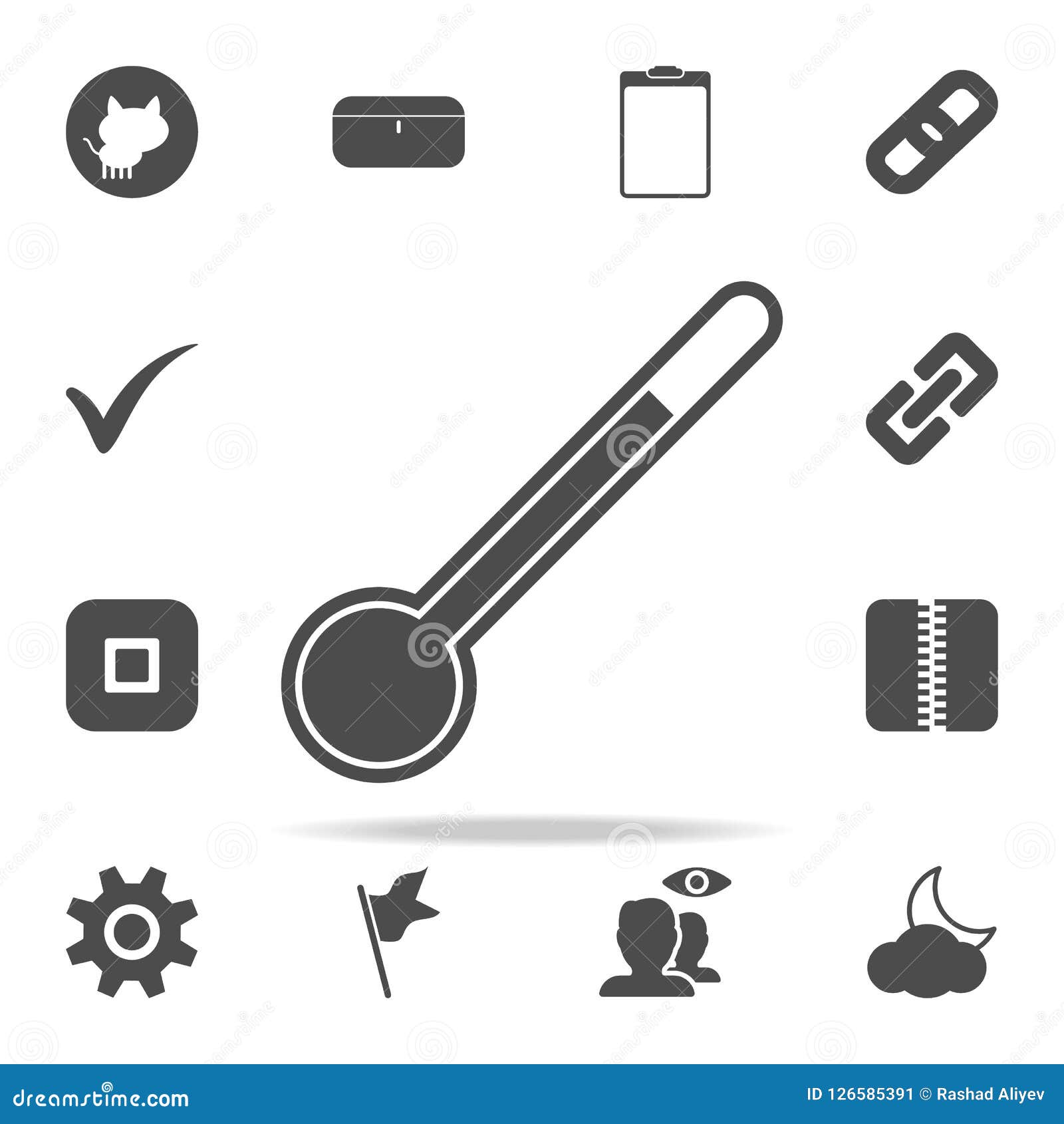 thermometry icon. web icons universal set for web and mobile