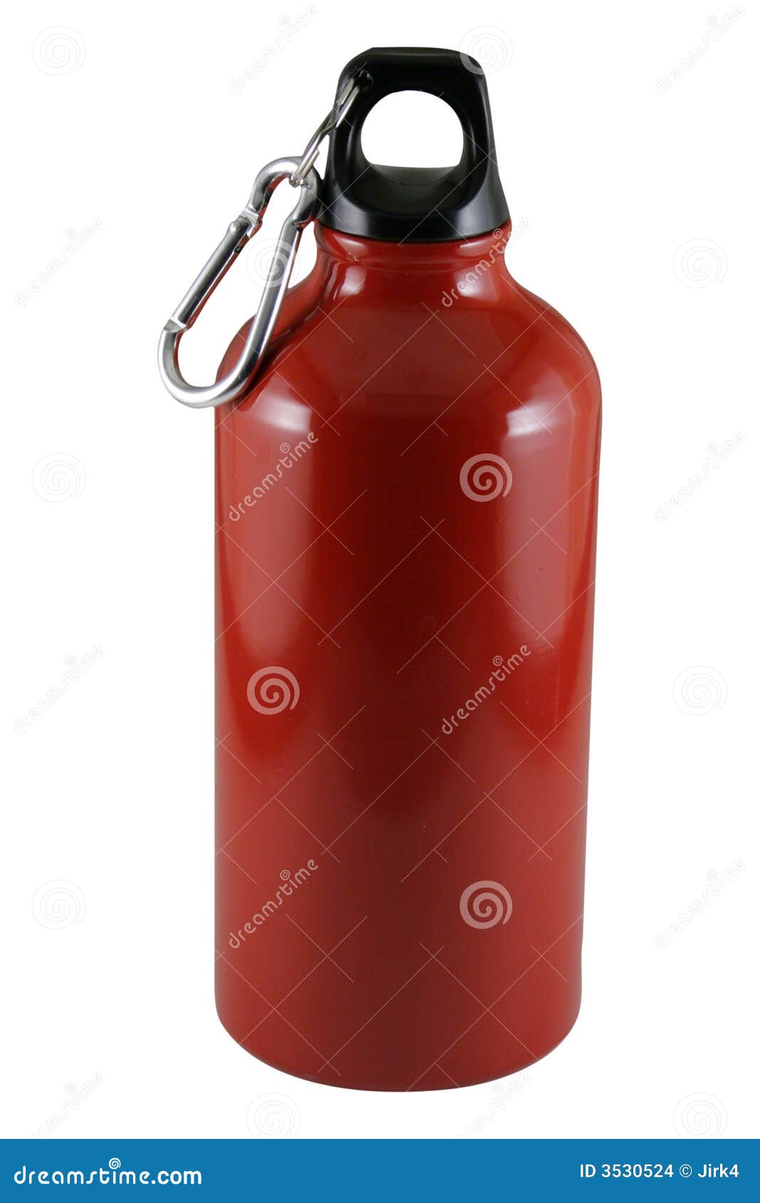 Metallic Camping Thermos Beautiful Autumnal Background Stock Photo