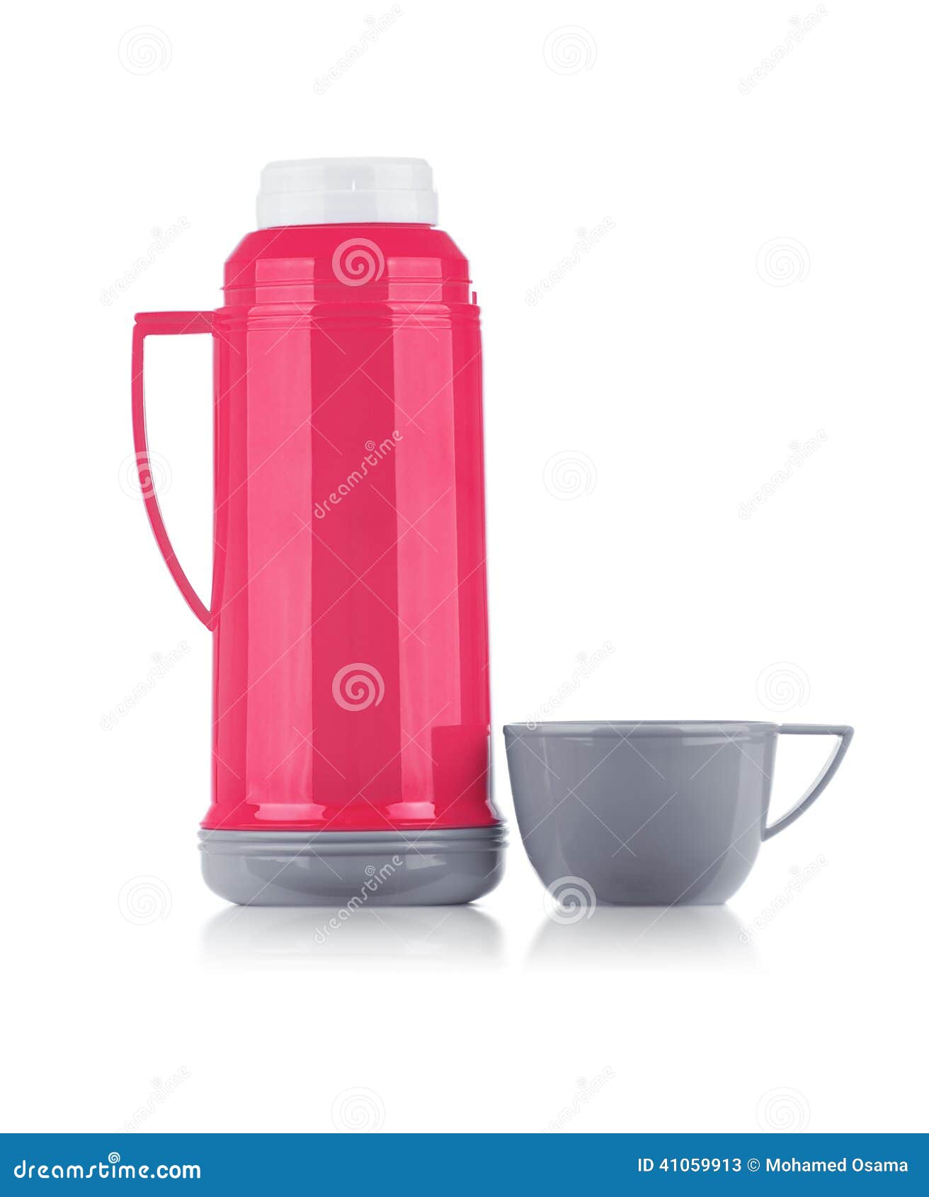 Thermos with Cup stock image. Image of outdoor, bottle 41059913