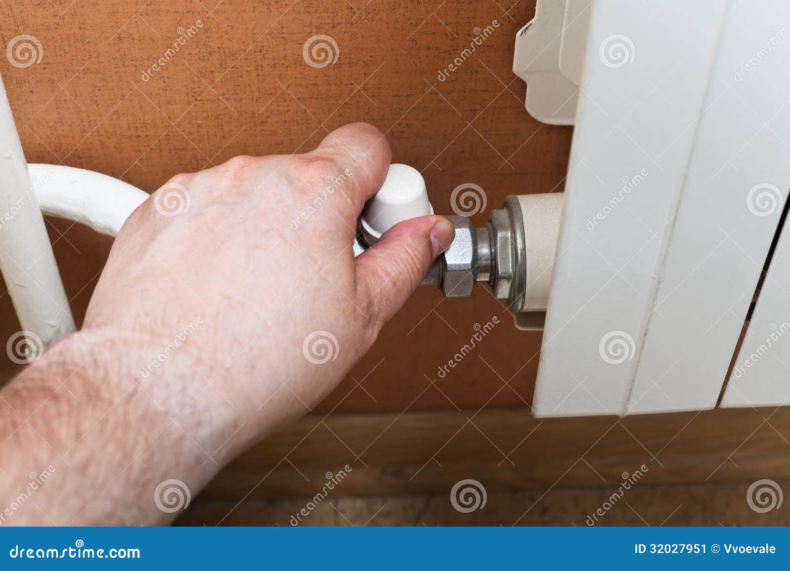 Thermostat of Home Heat Radiator Stock Image Image of activate, warm