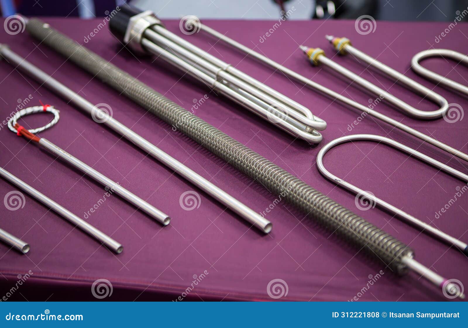 Thermowell Heater Temperature Instrument Parts Stock Photo Image of thermowell, wire 312221808