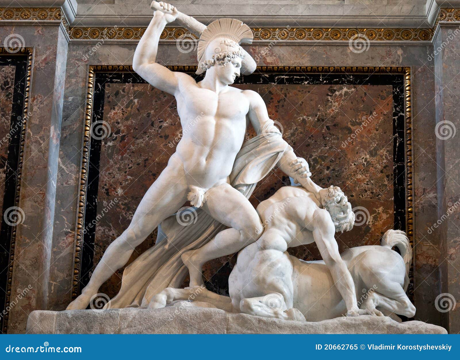theseus fighting the centaur