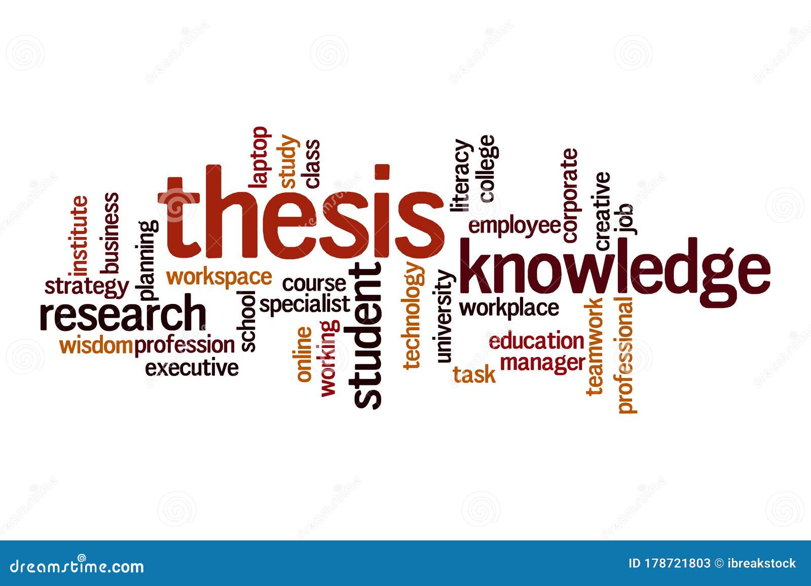 word associated with thesis