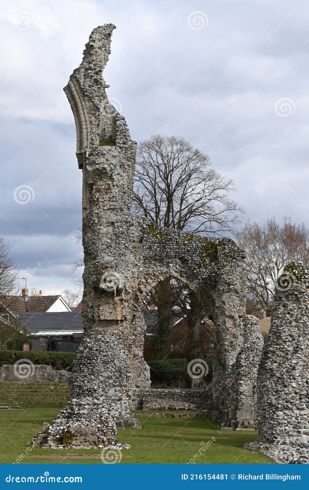 Thetford Priory, Norfolk, England, UK. Stock Image - Image of