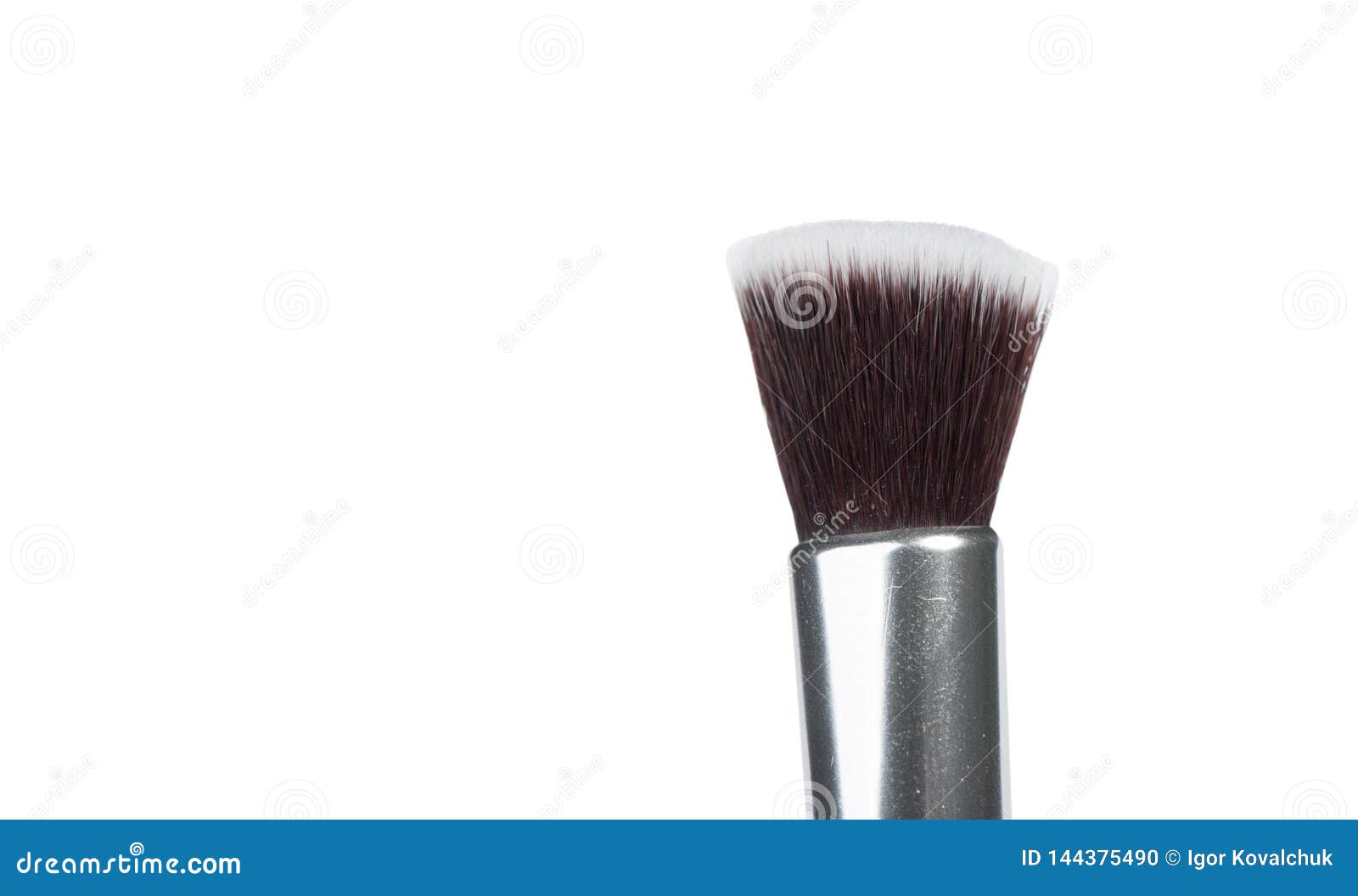 Thick paint brush stock photo. Image of wooden, chrome 144375490