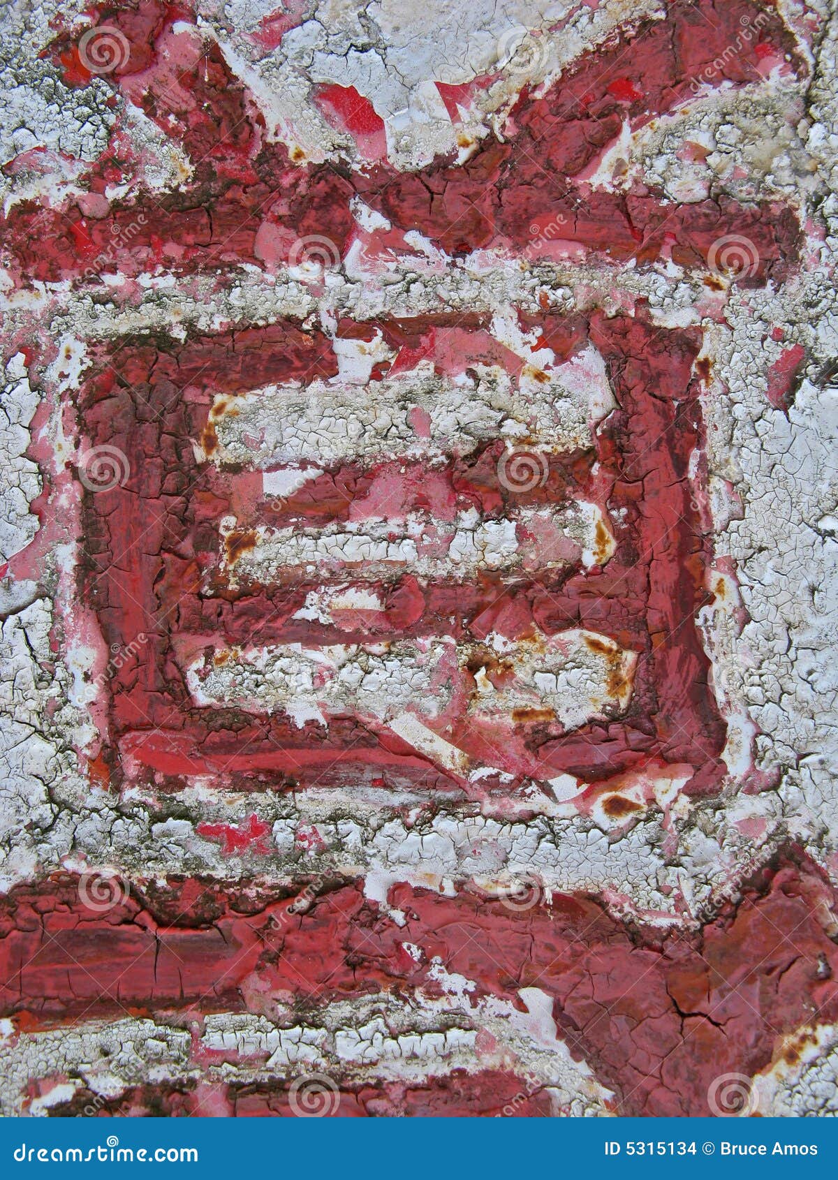 Thick Peeling Paint Picture. Image 5315134