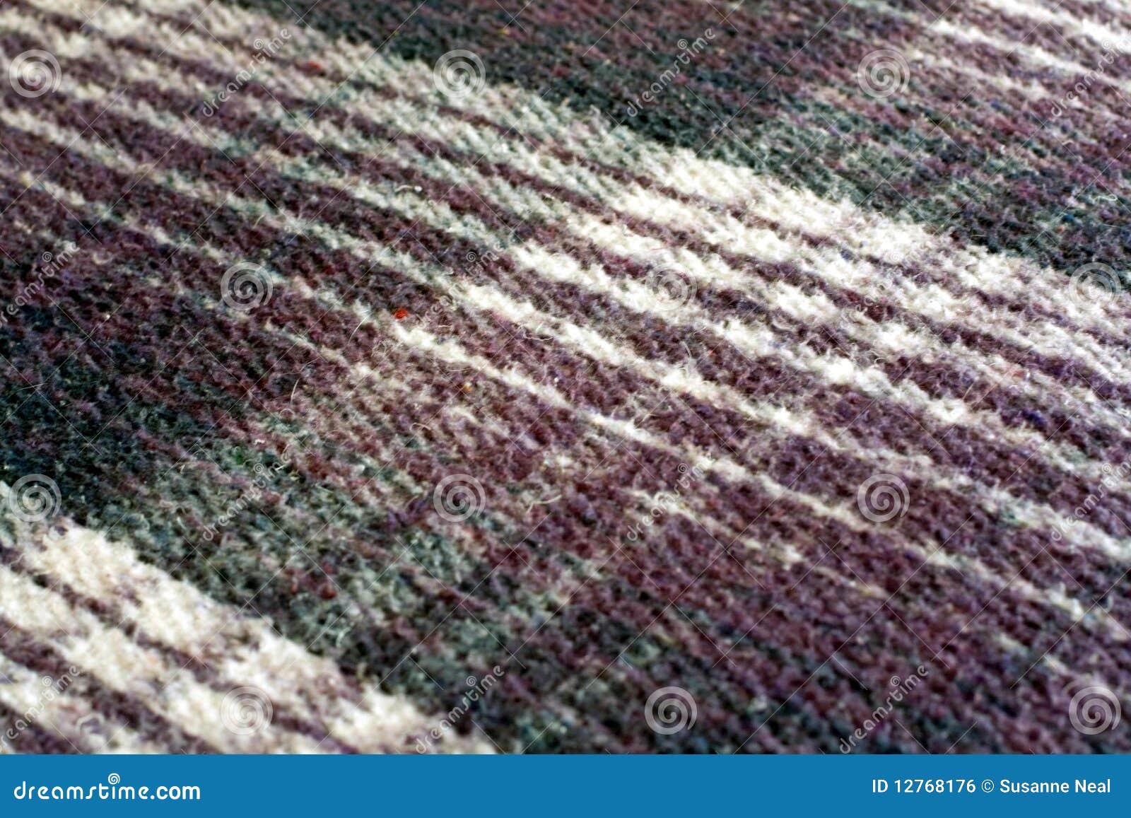 Thick Plaid Mexican Blanket Stock Photo Image Of Shades