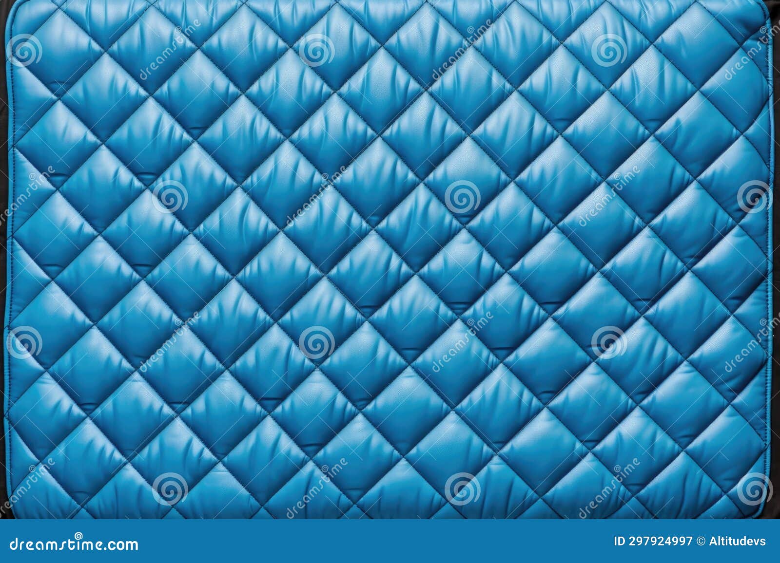 Thick Quilted Mat for Yoga in Blue Stock Image - Image of home