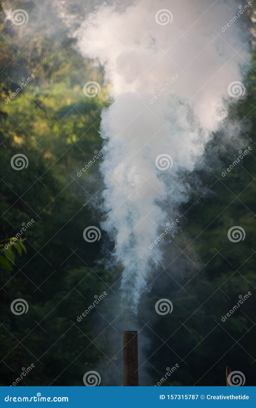 Thick smoke stock image. Image of cloud, motion, dioxide 157315787