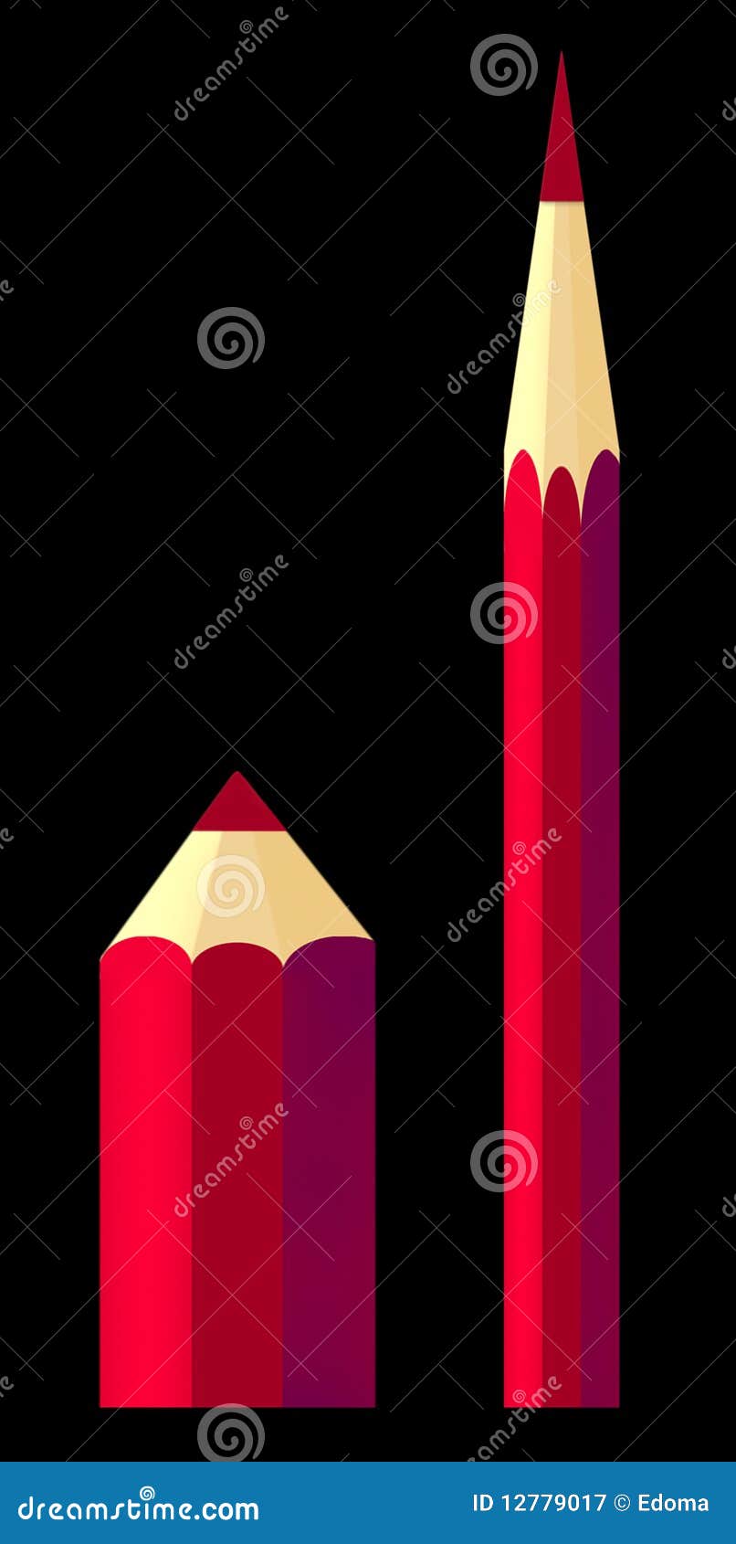 Thick and thin stock illustration. Illustration of triangular - 12779017