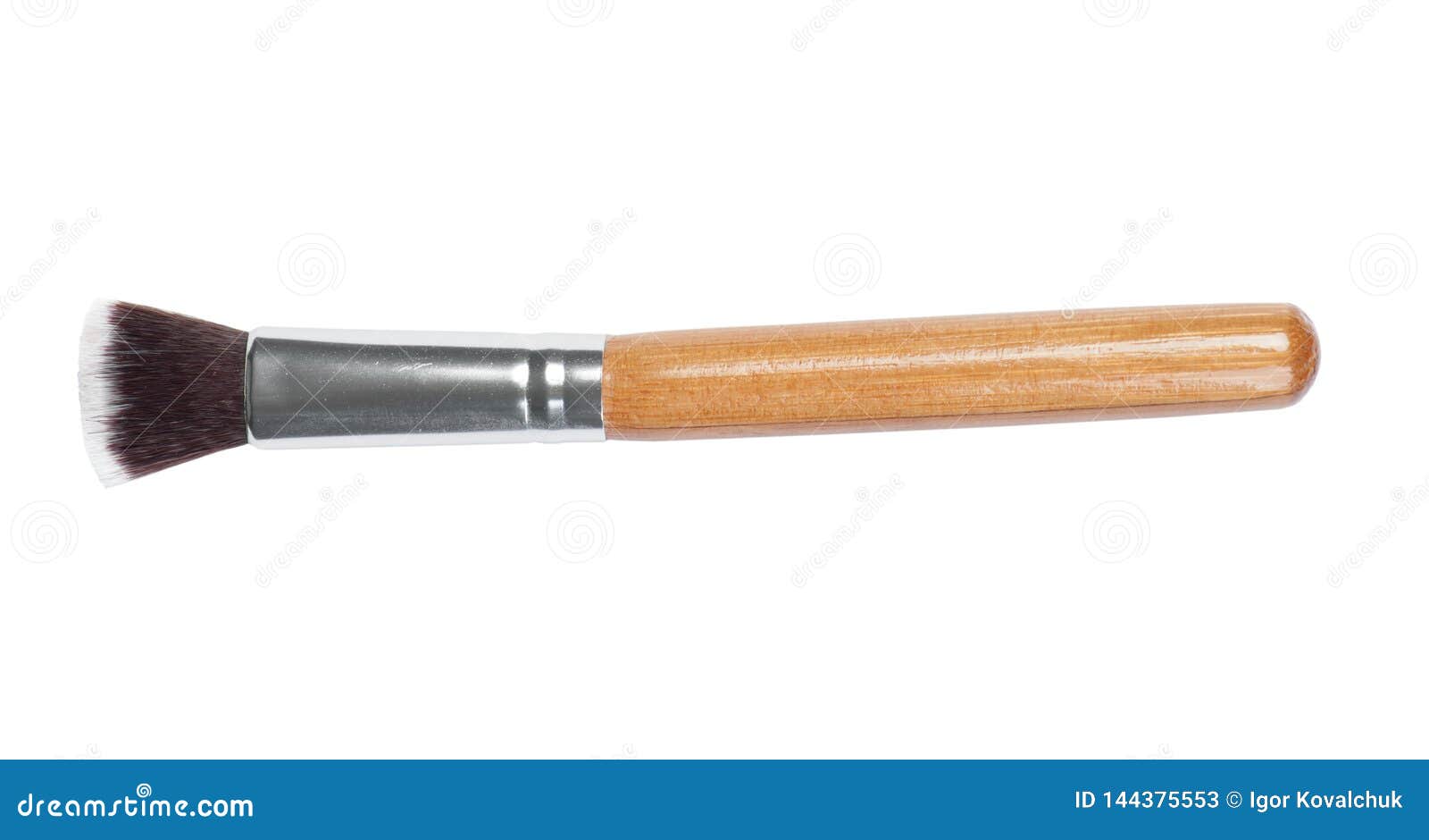 Thick Wooden Paint Brush Stock Image Image Of Object 144375553