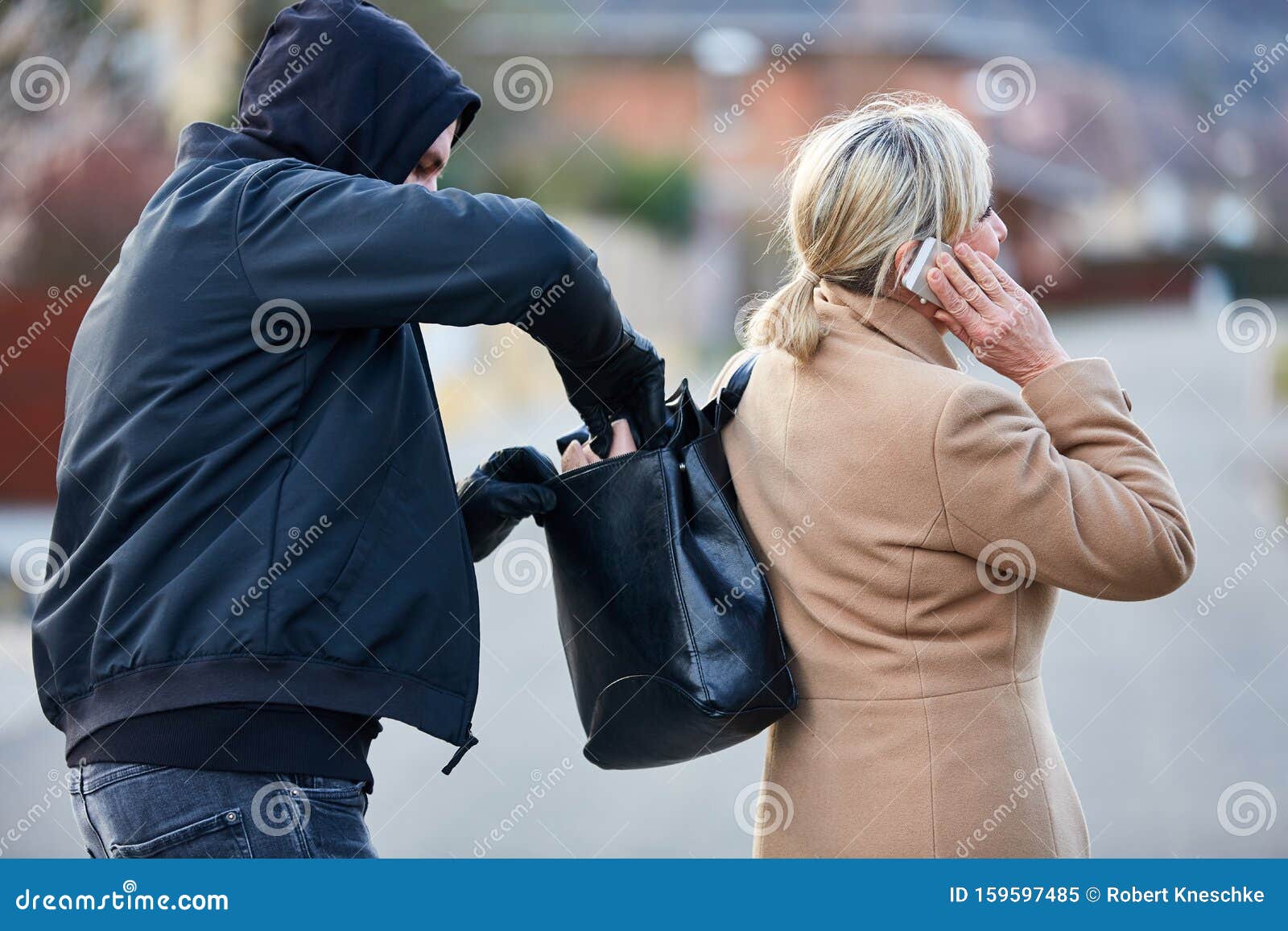 Man's Hand Stealing A Wallet From A Woman's Handbag Stock Photo, Picture  and Royalty Free Image. Image 6960794.