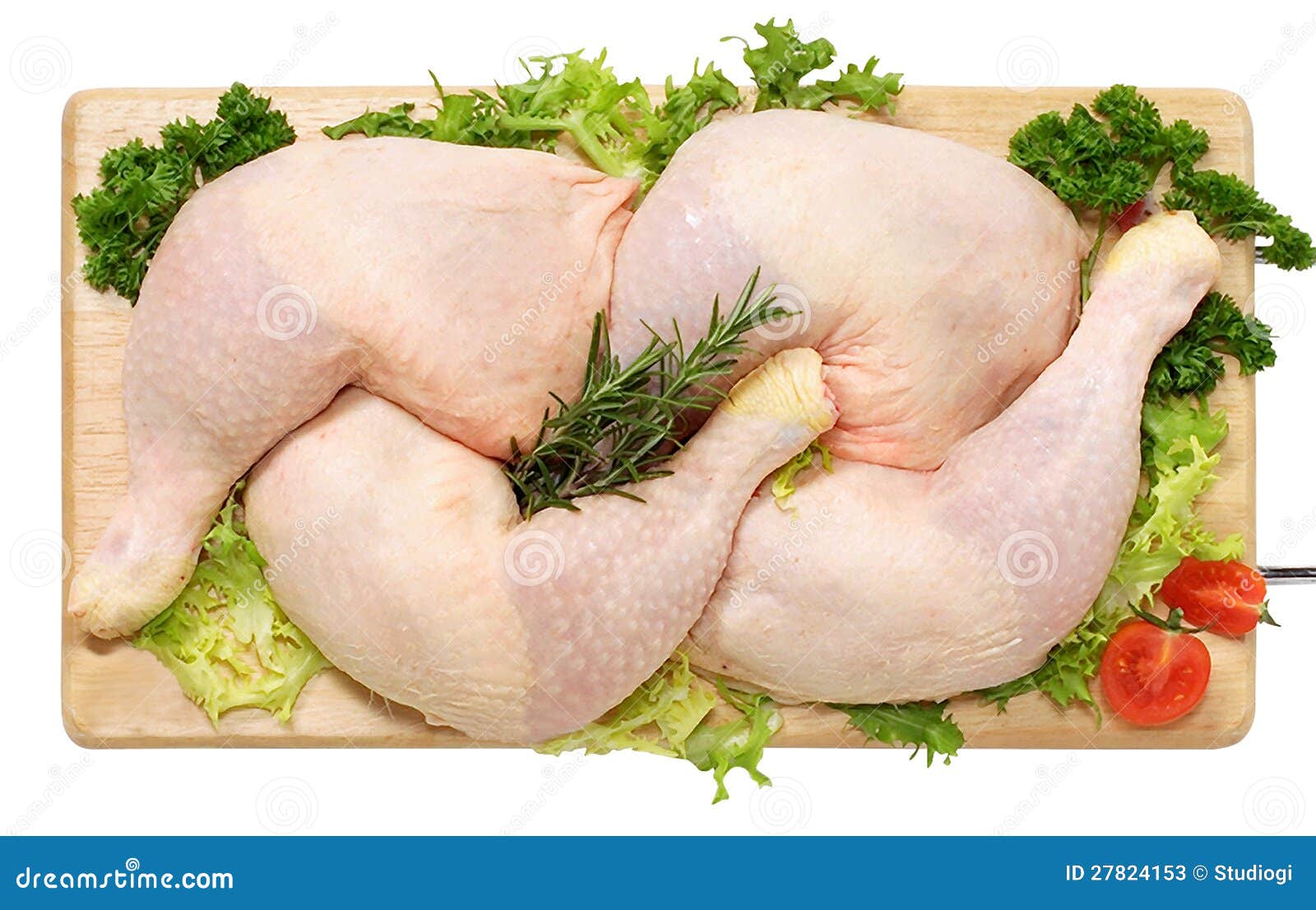 Thigh of chicken stock image. Image of restaurant, counter 27824153