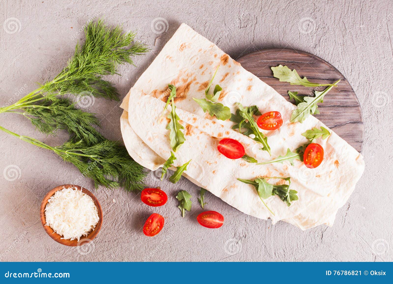 Thin armenian pita bread stock image. Image of armenian 76786821