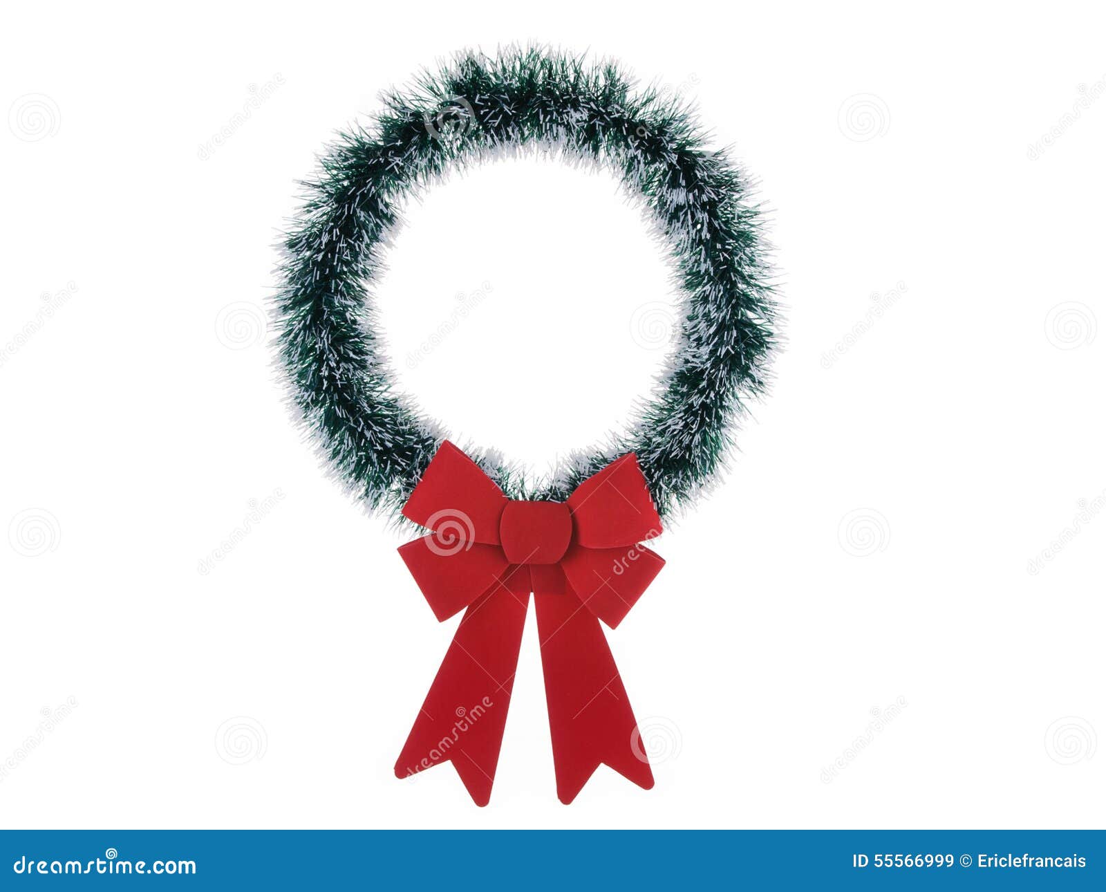 Download Thin Christmas Wreath Isolated White Background Stock Image Image of white background