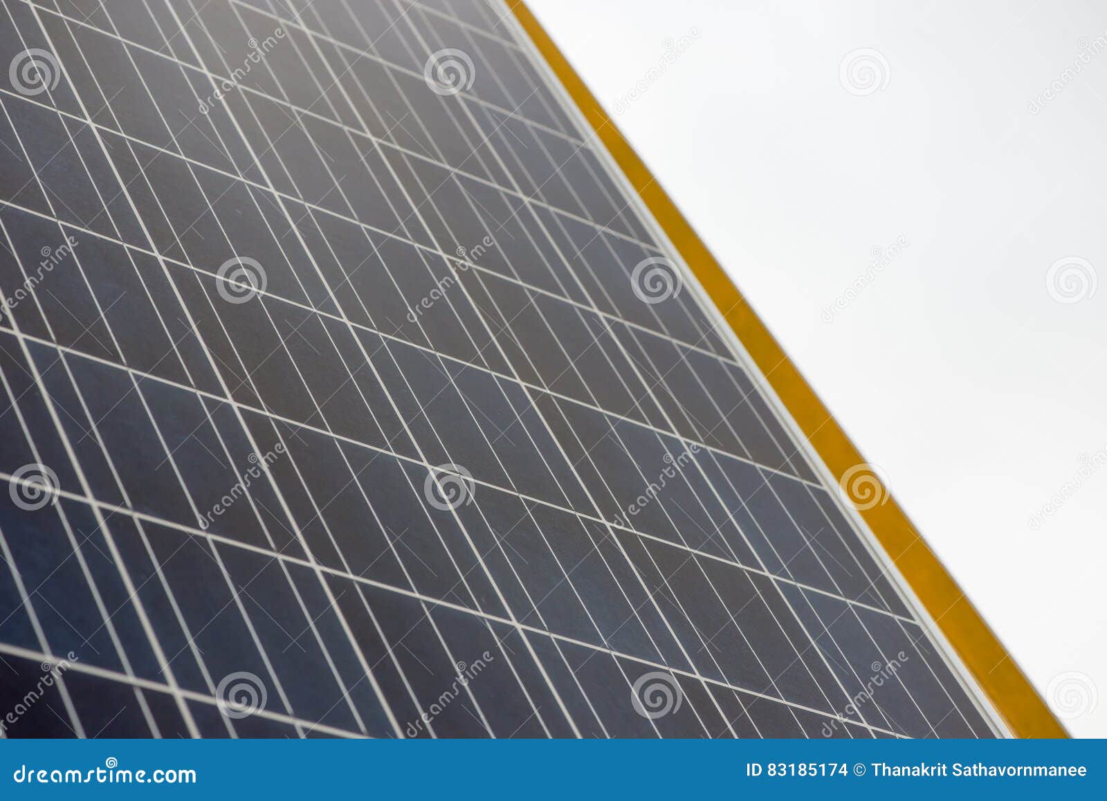 Thin film solar panels stock photo. Image of panel, ecology - 83185174