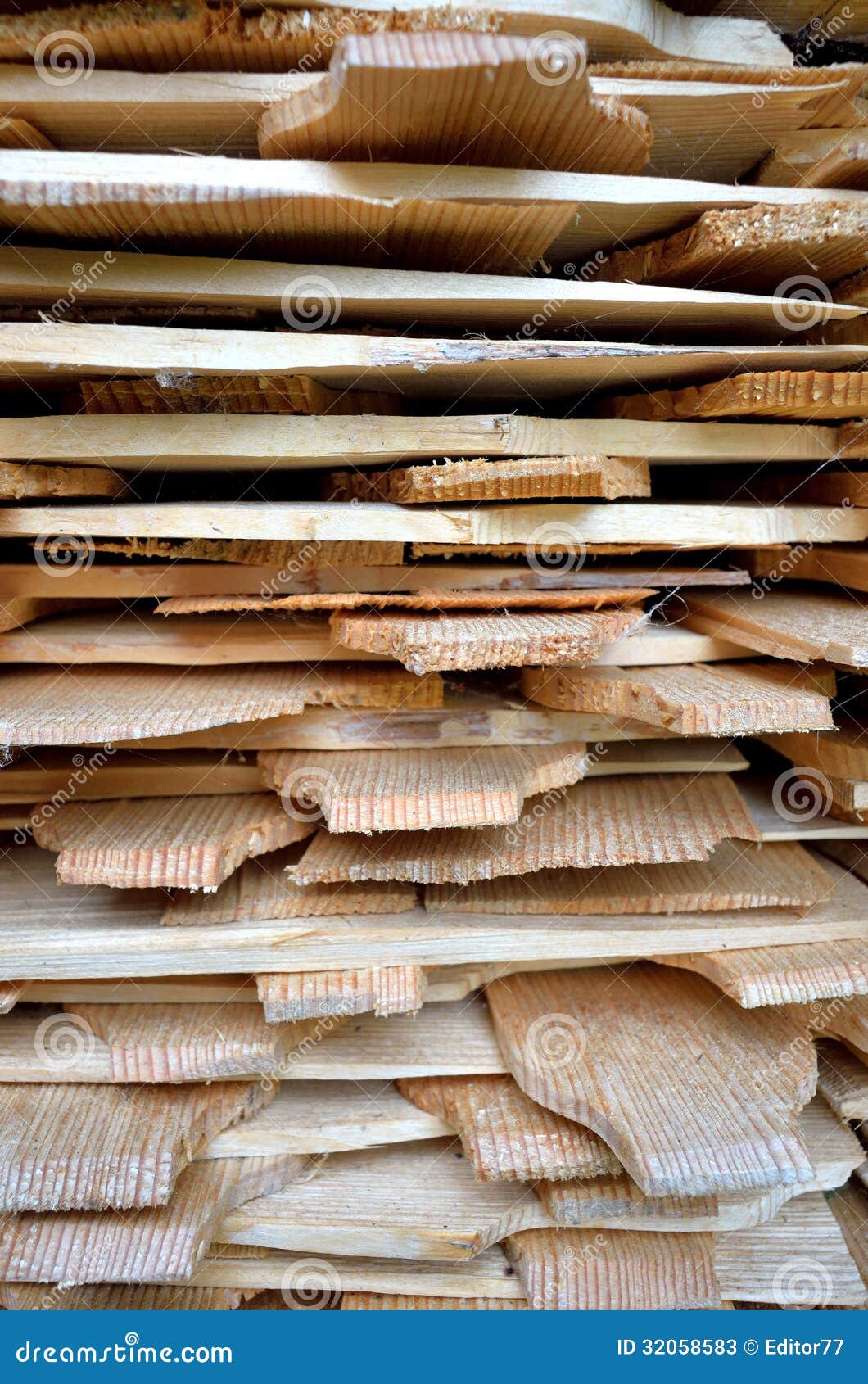 Thin fir firewood stock image. Image of nature, fuel 32058583