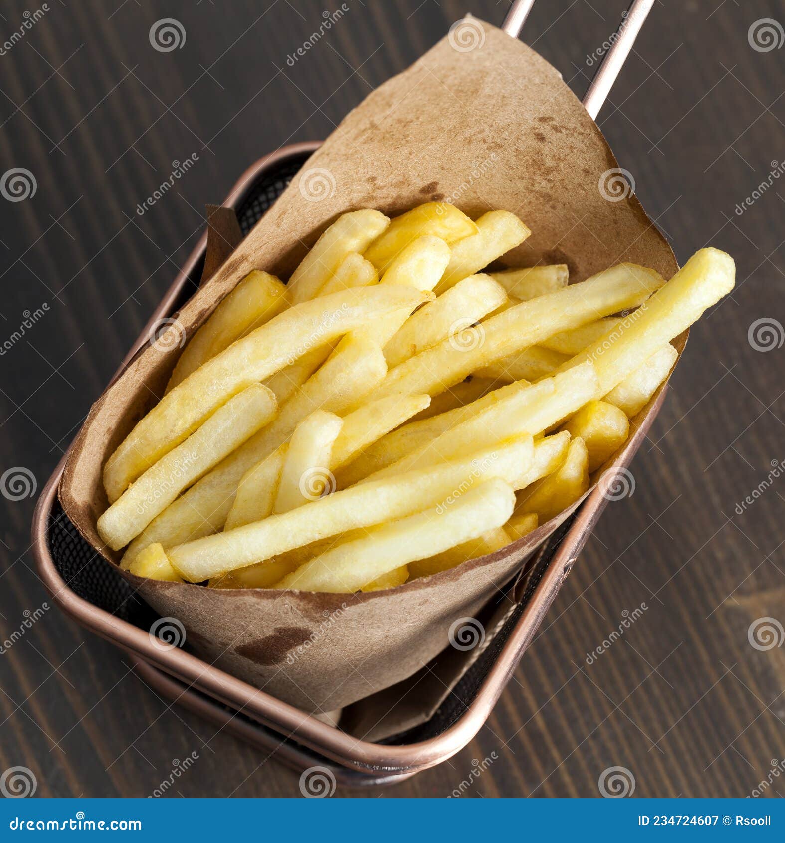 Thin French Fries Deepfried for Lunch Stock Image Image of potato