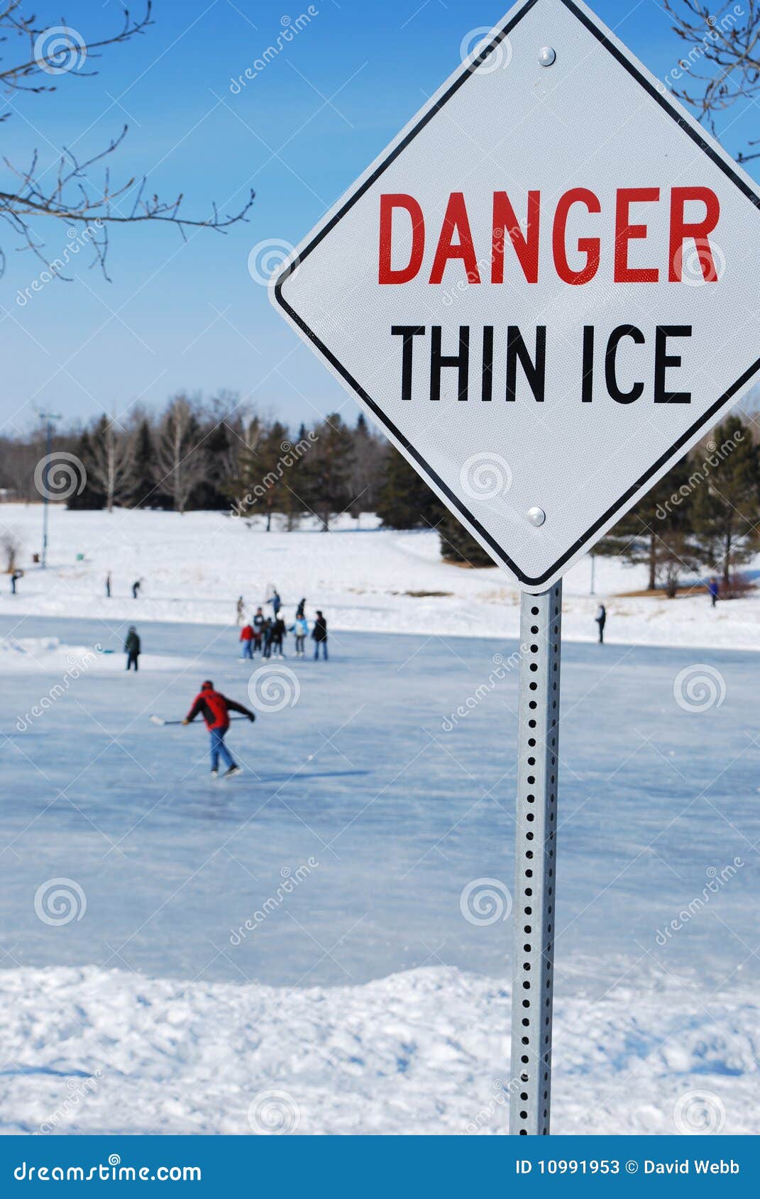 Example sentences containing 'on thin ice'