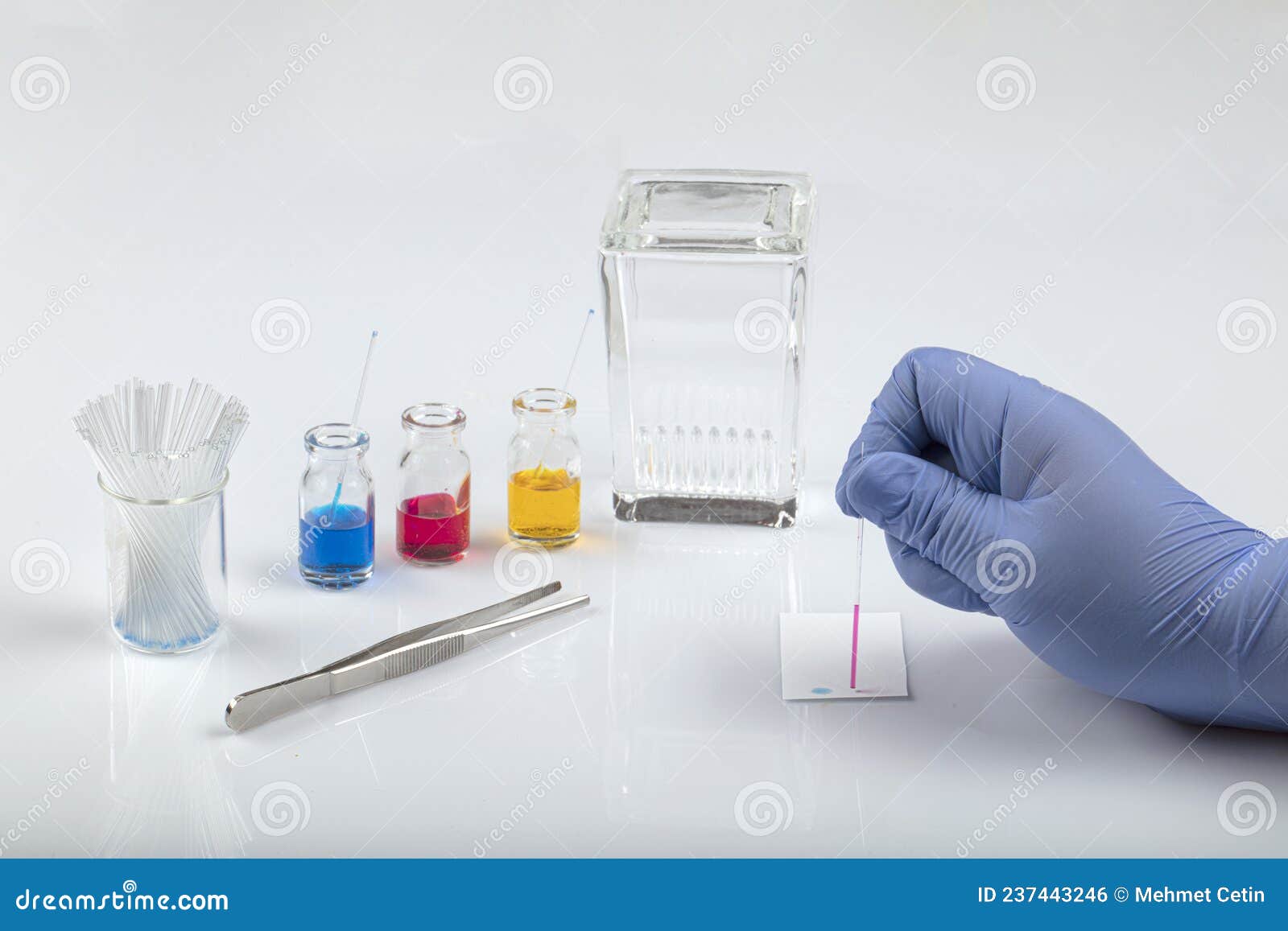Thin Layer Chromatography Equipments Include Jar, Silica Gel, Capillary