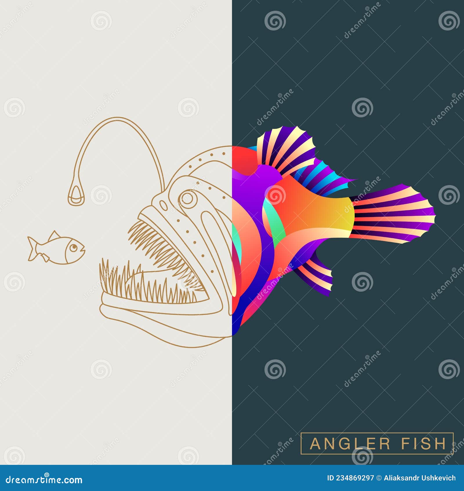 Angler Fish Stock Stock Illustrations – 812 Angler Fish Stock Stock  Illustrations, Vectors & Clipart - Dreamstime