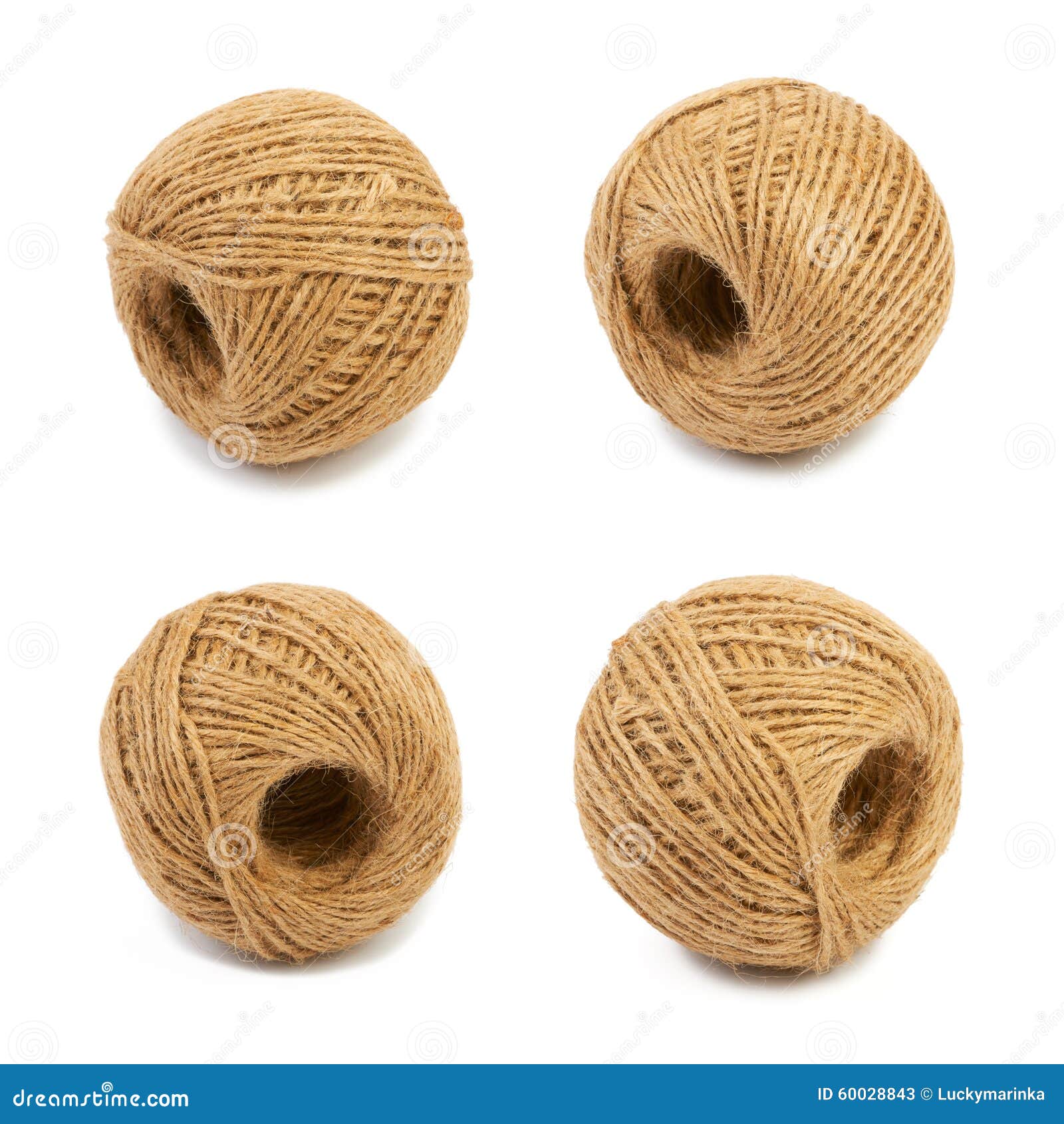 Thin natural rope stock image. Image of frazzled, hemp - 60028843