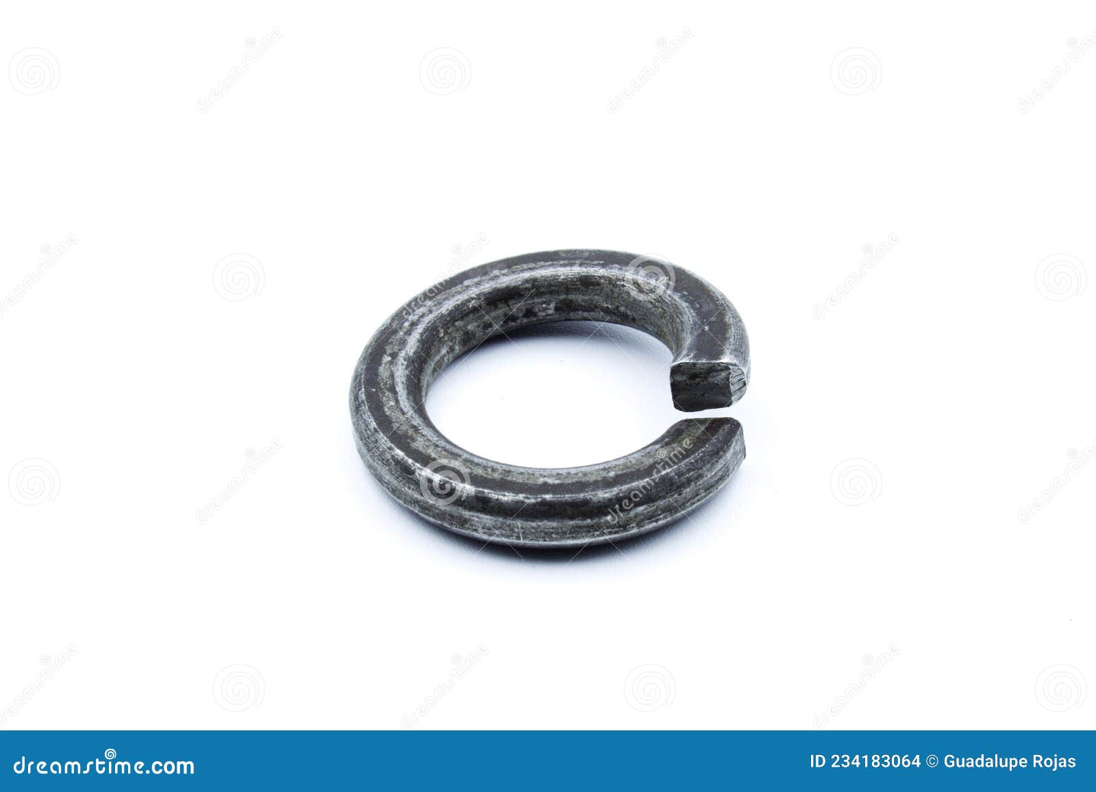 Three Lock Washers for Tightening and Binding Stock Photo - Image of  aluminum, construction: 234183064