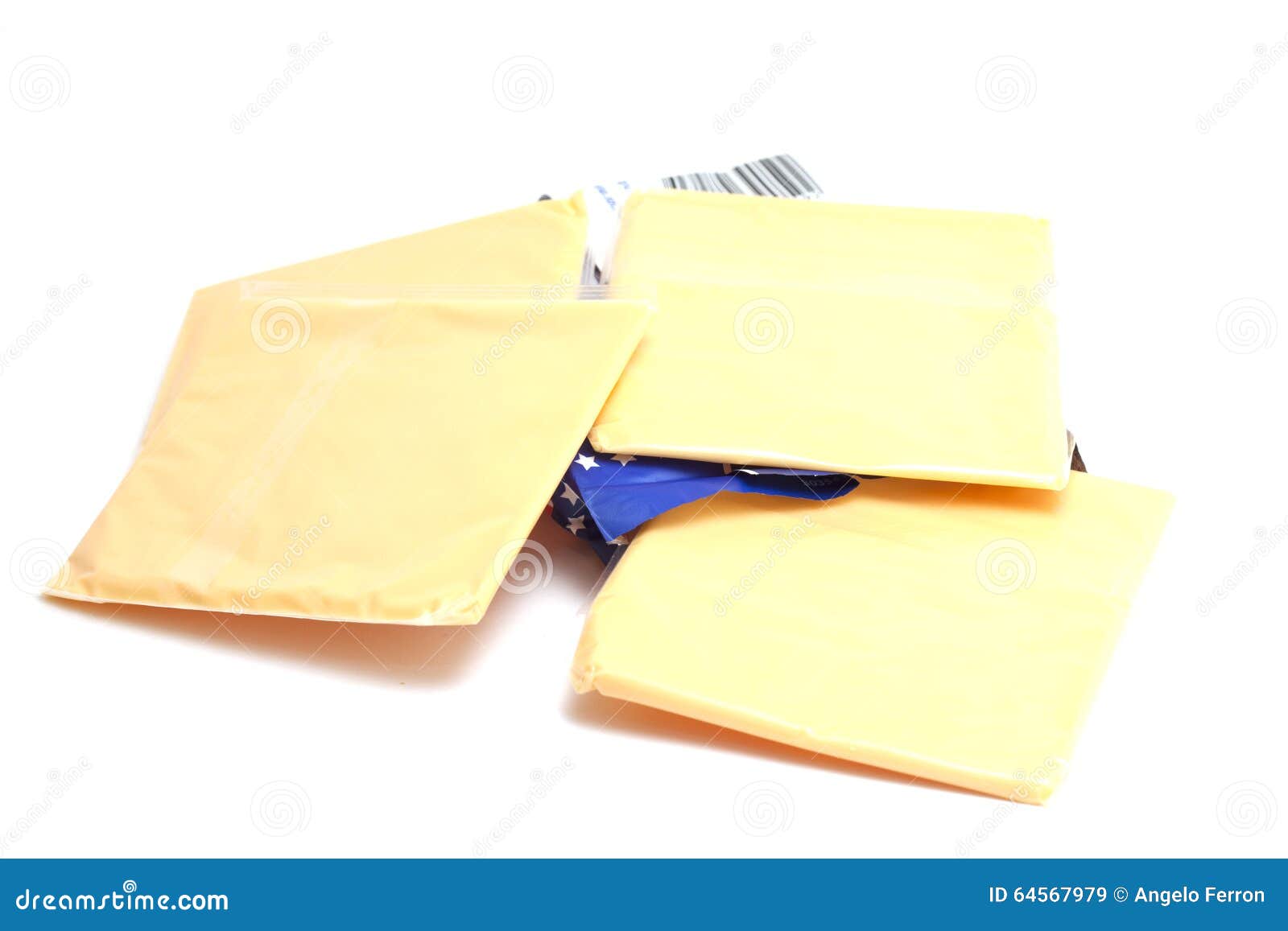 Thin Slices of Yellow Cheese Stock Image Image of processing, taste