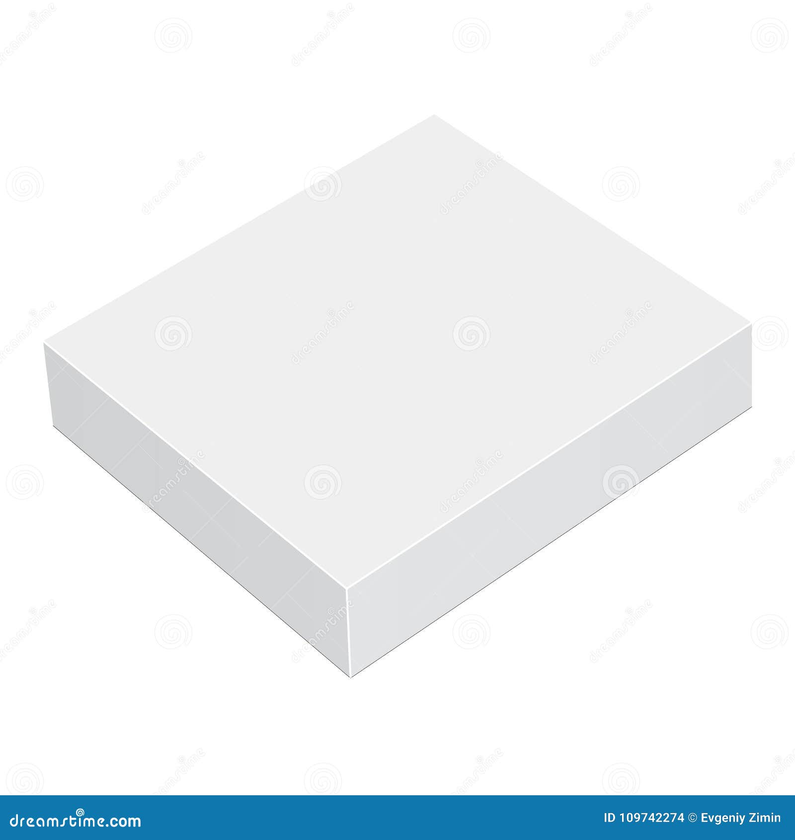Download Square box mockup stock vector. Illustration of pack ...
