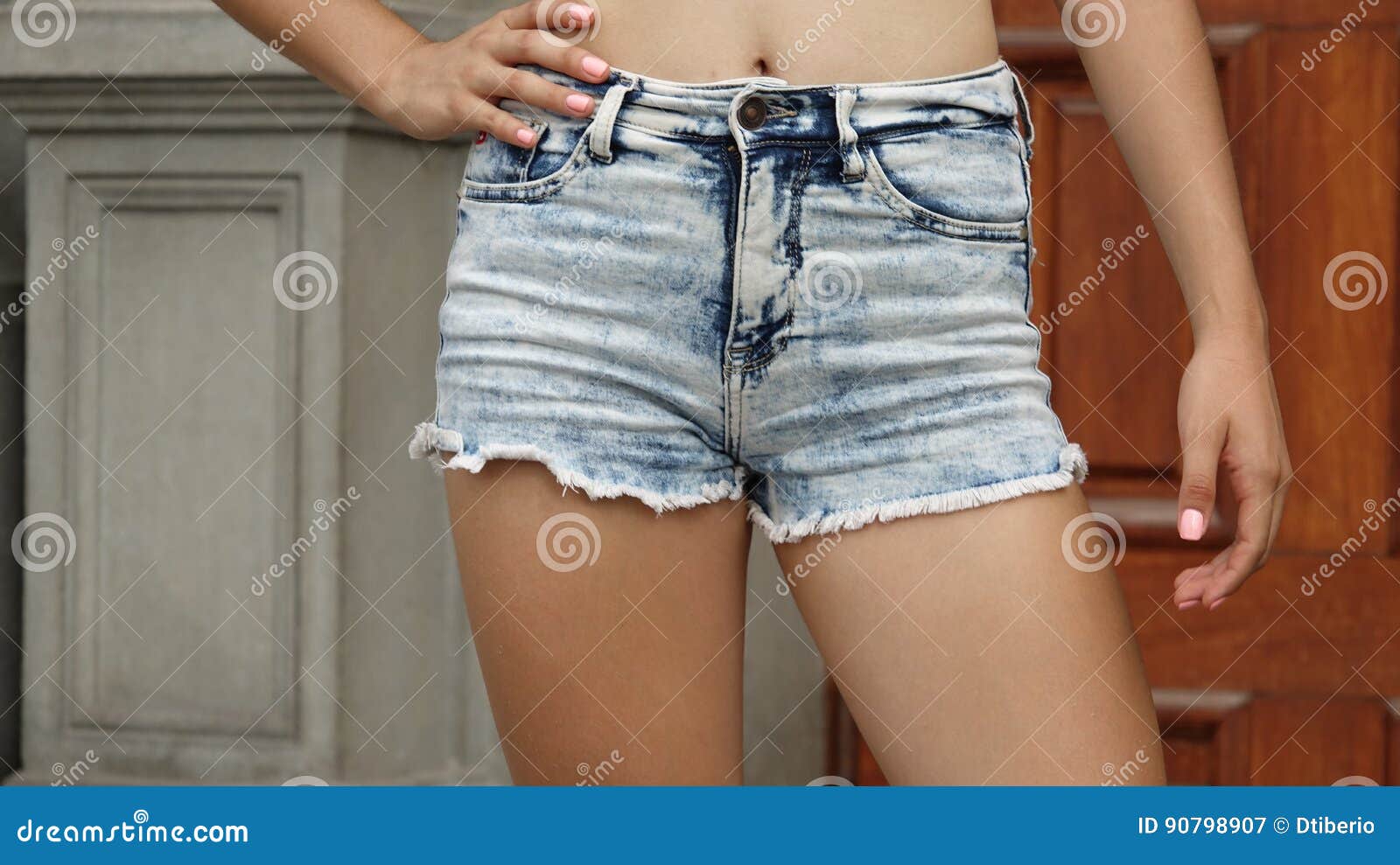 Thin Teen Female Waist Stock Image Image Of Fem