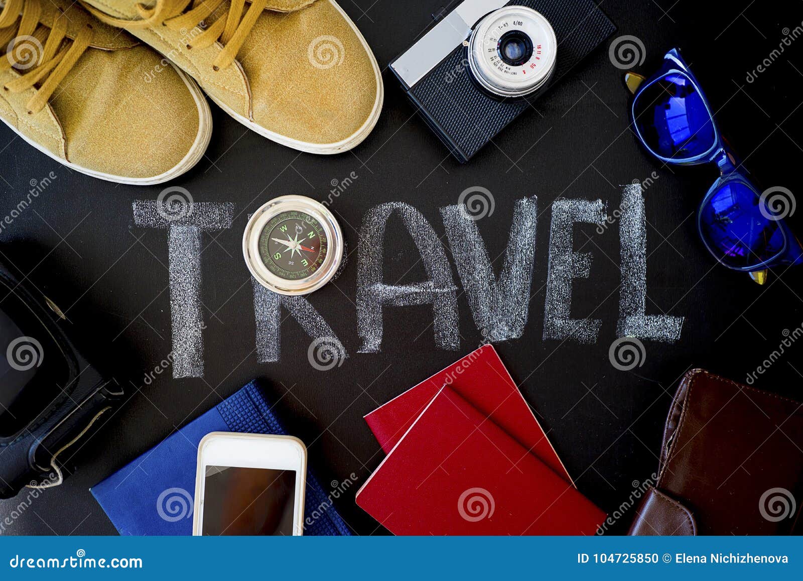 Things for travelling stock photo. Image of journey 104725850