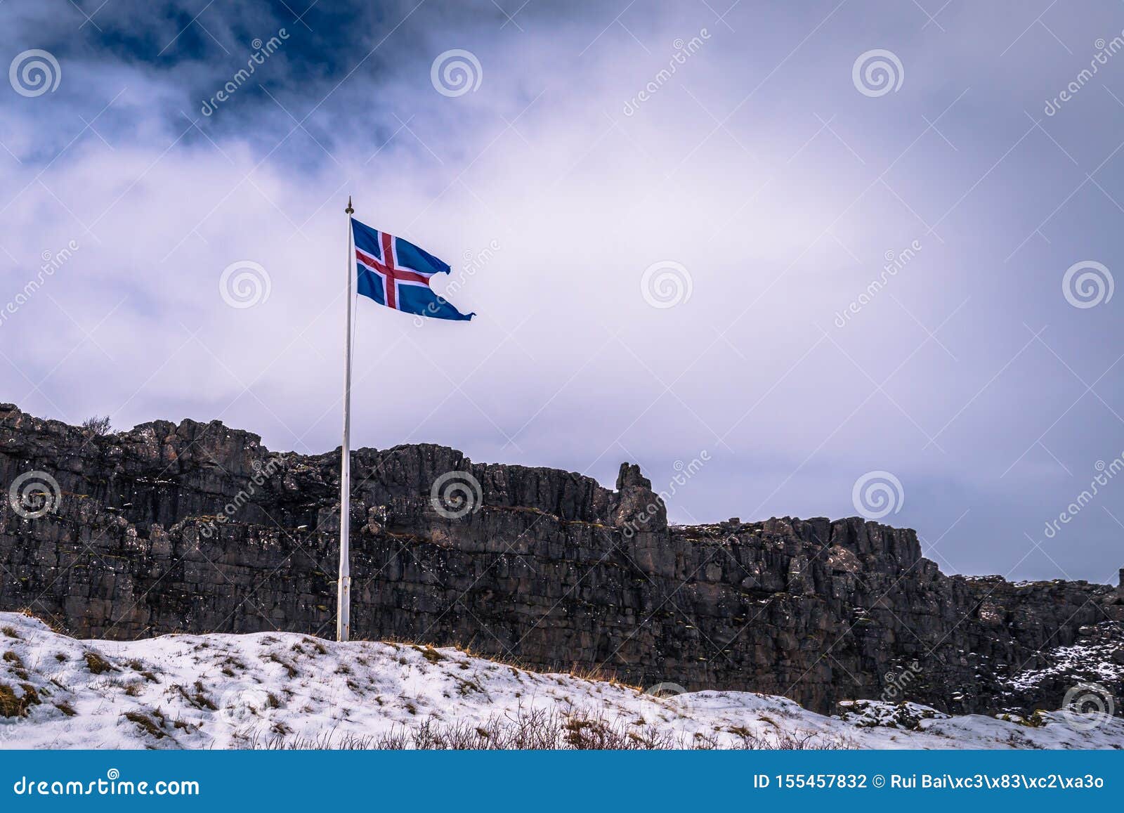 Thingvellir - May 03, 2018: Ancient Norse Parliament in Thingvellir ...