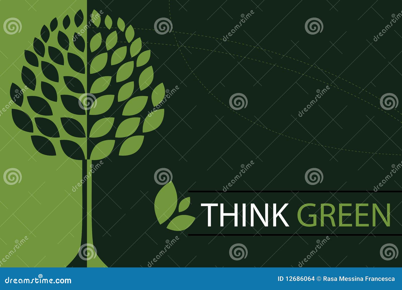think green concept background - 