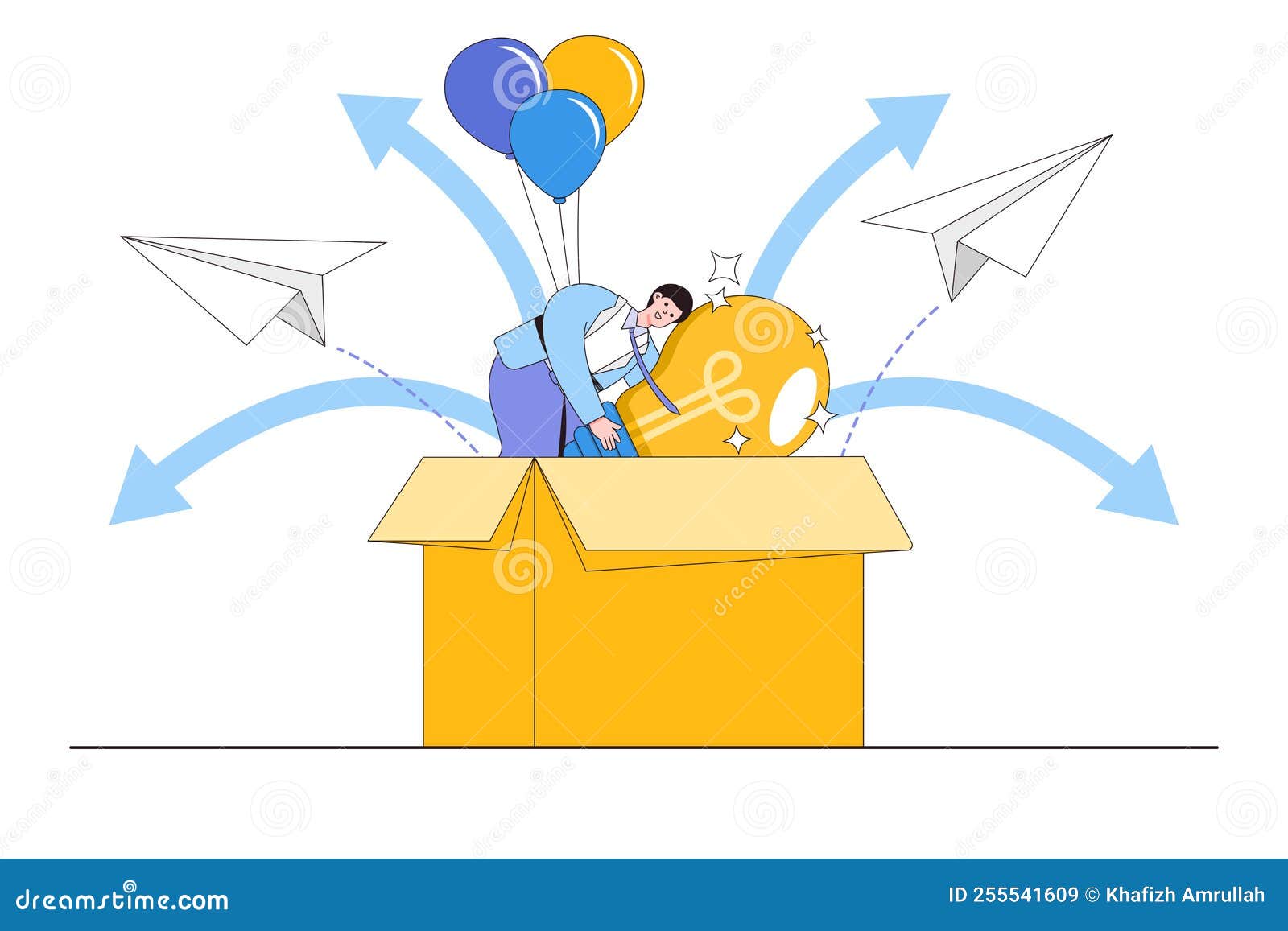 think outside the box, creativity improvement, idea development, finding innovative solution, open minded leadership .