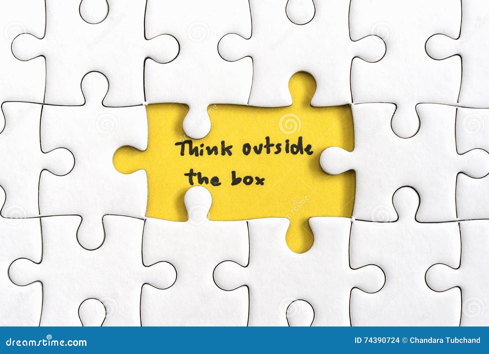 think outside the box quotes business concept