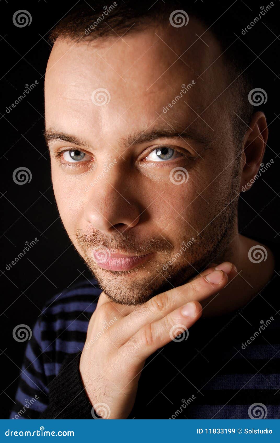 Thinker stock image. Image of male, success, eyes, expression - 11833199