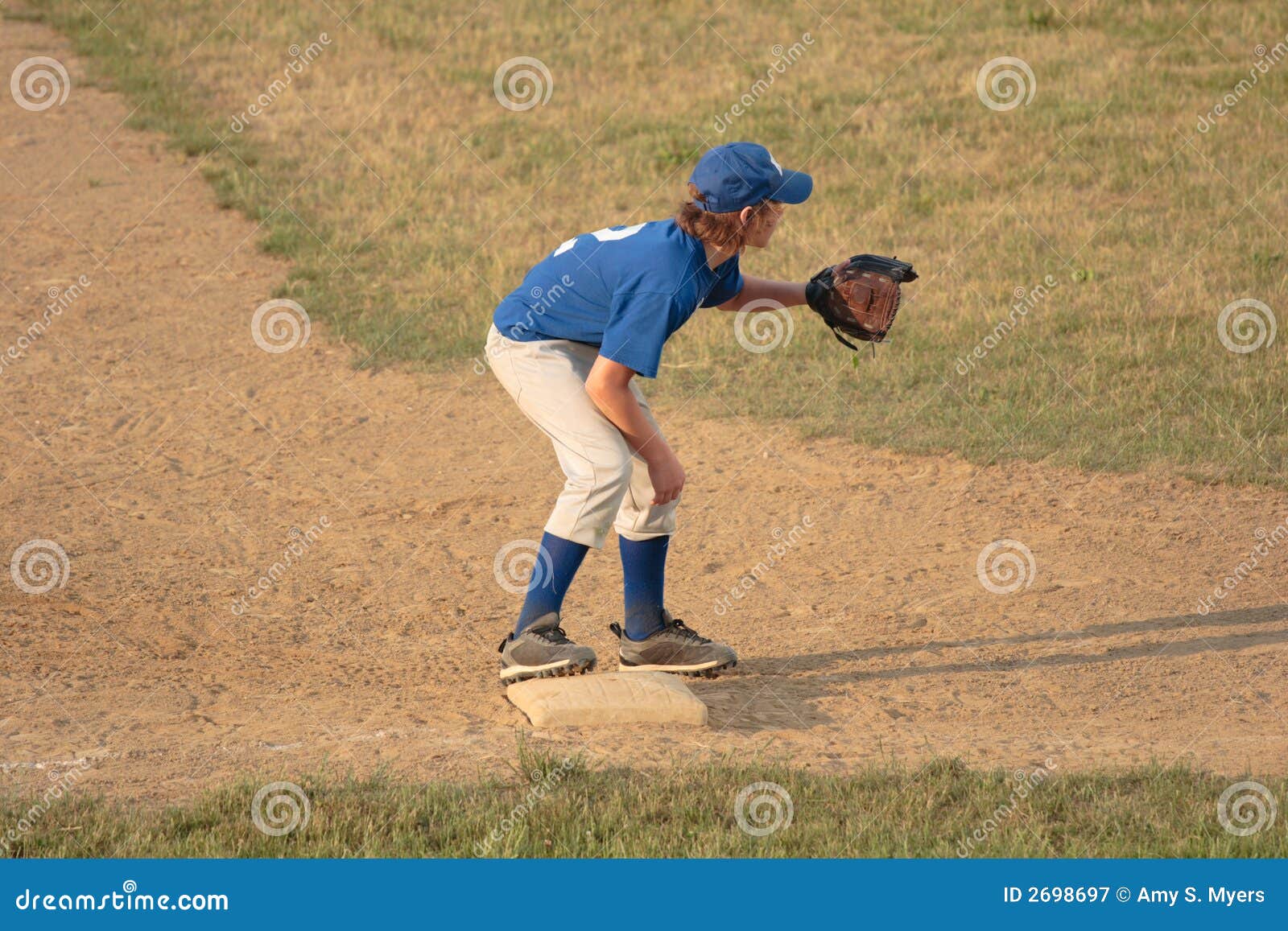 Third Baseman in Baseball stock image. Image of practice  2698697