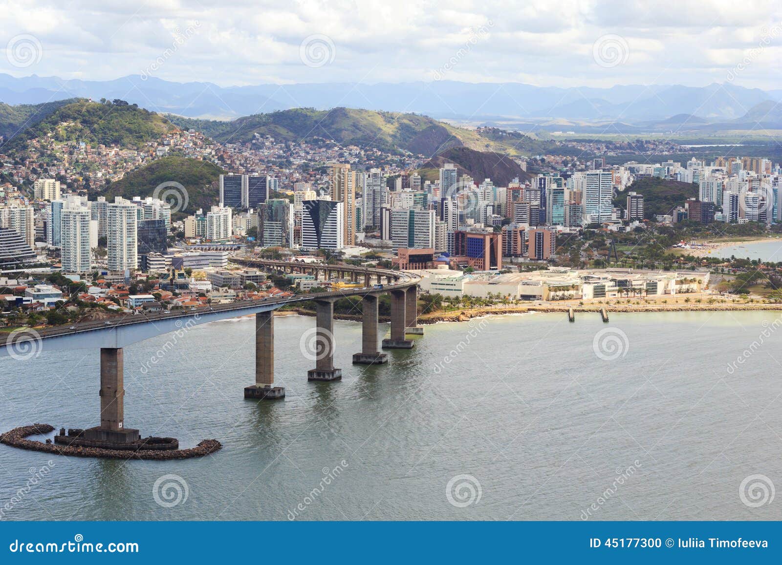 third bridge (terceira ponte), vitoria from vila velha, espirito santo, brazil