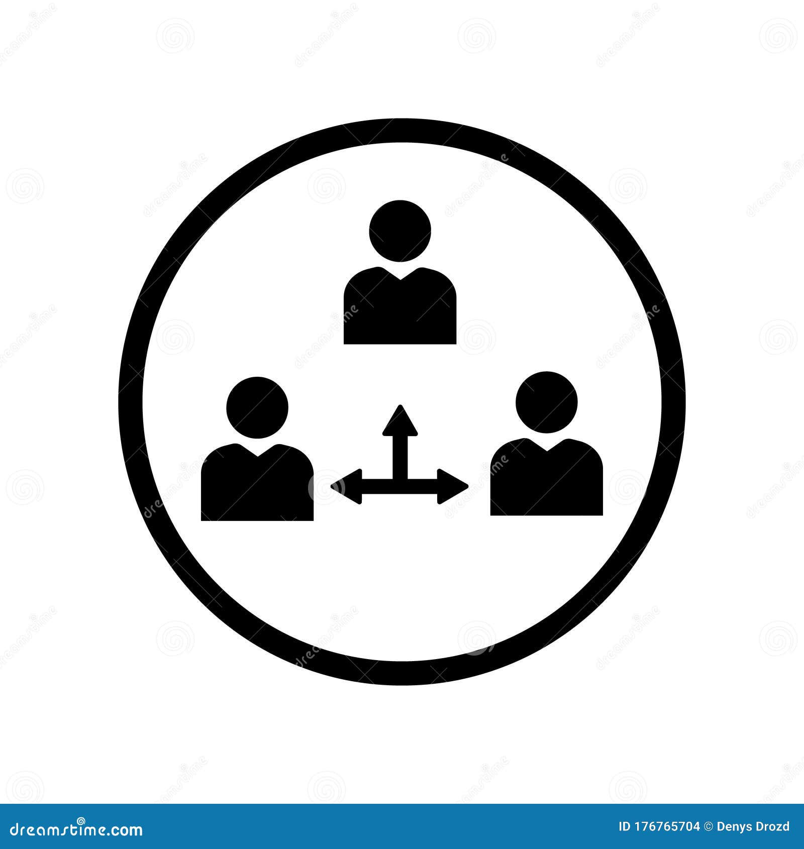 Thirdparty Icon On A White Background. Vector Illustration