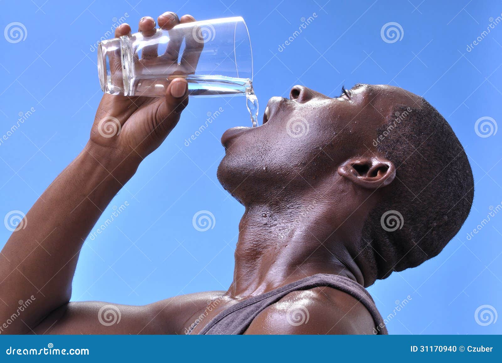 thirsty man