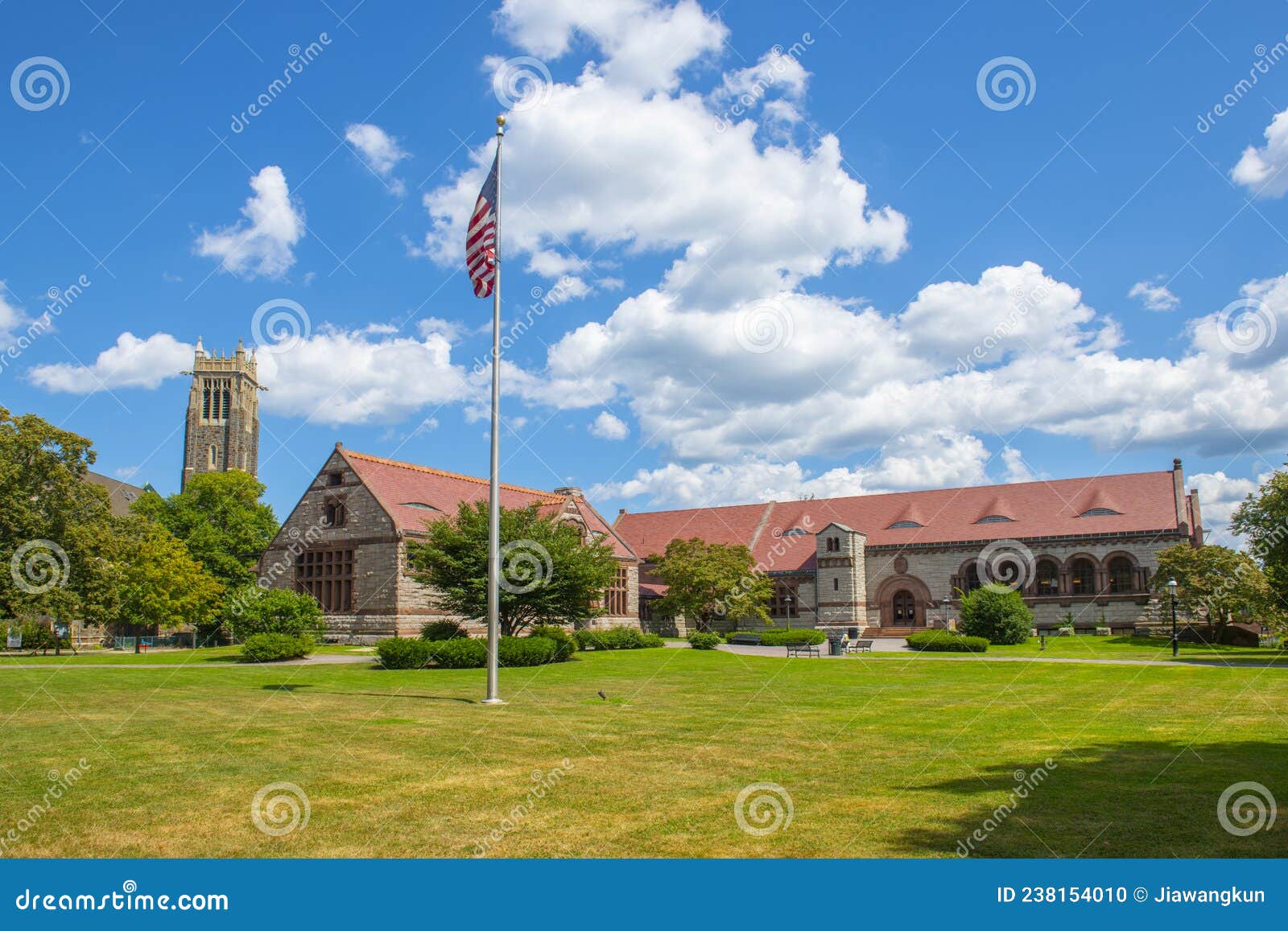Thomas Crane Public Library, Quincy, MA, USA Stock Photo Image of